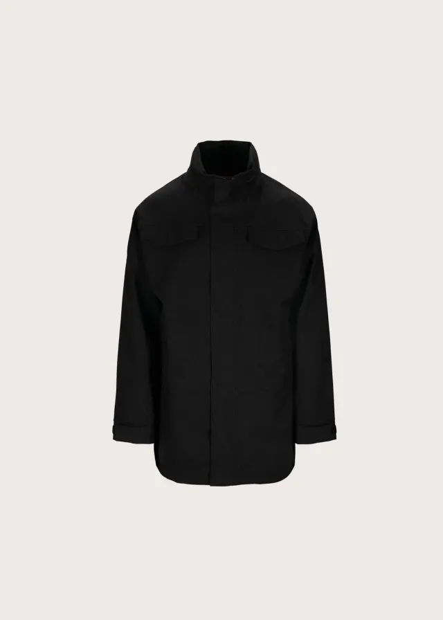 Brgn Nordavind Mens Jacket regnjakke svart lett