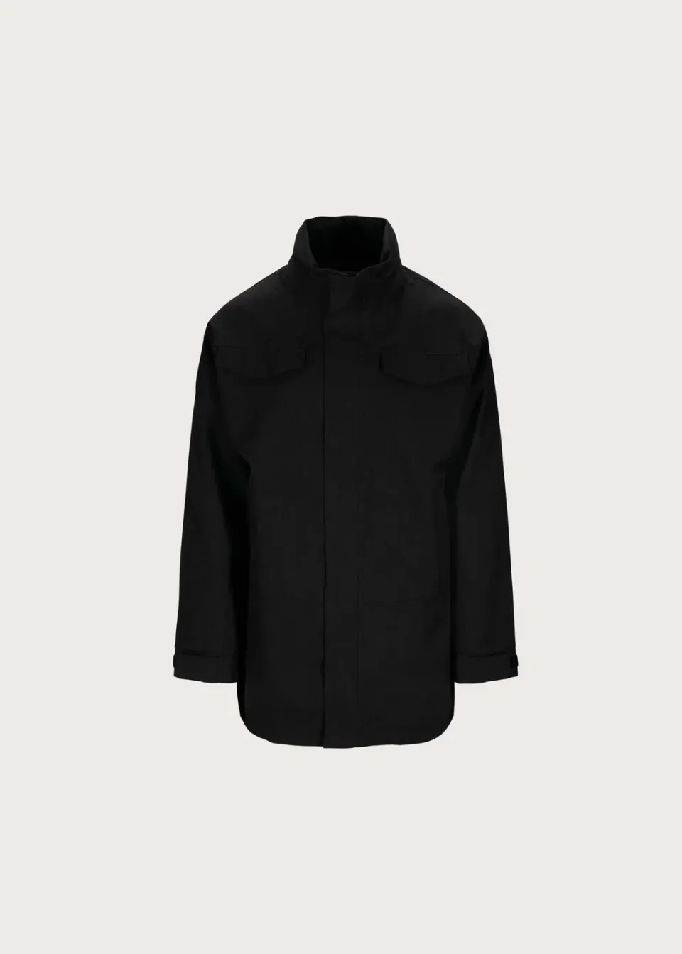 Brgn Nordavind Mens Jacket regnjakke svart lett