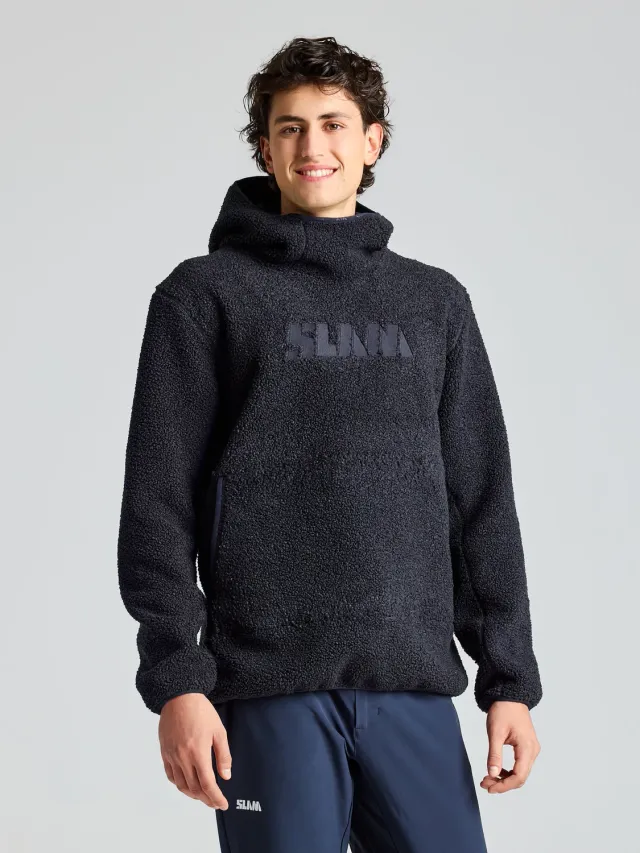 Slam Logo Heavy Hoodie hettegenser herre mørk marine