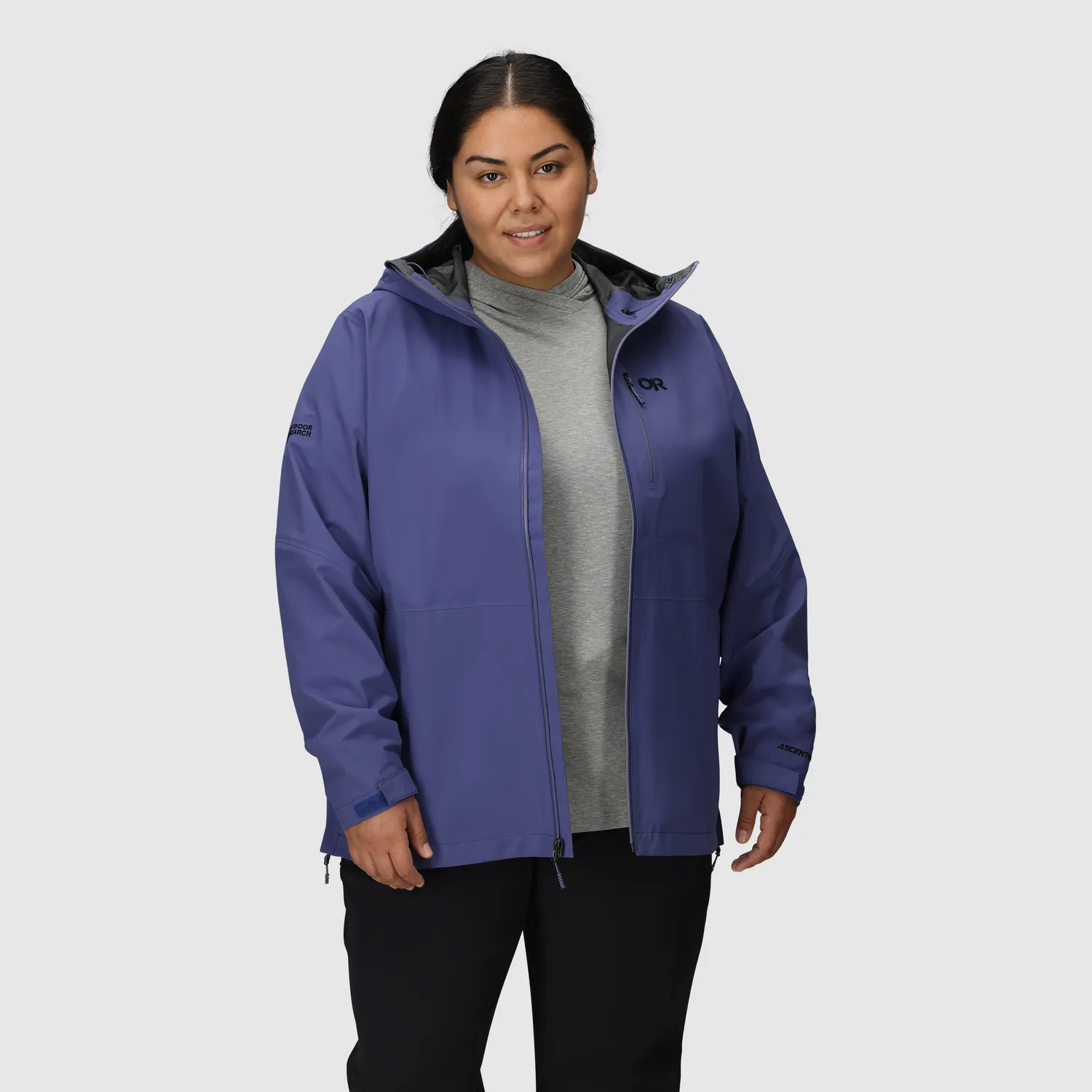 Outdoor Research Aspire 3L Rain Jacket Plus regnjakke 1X vanntett