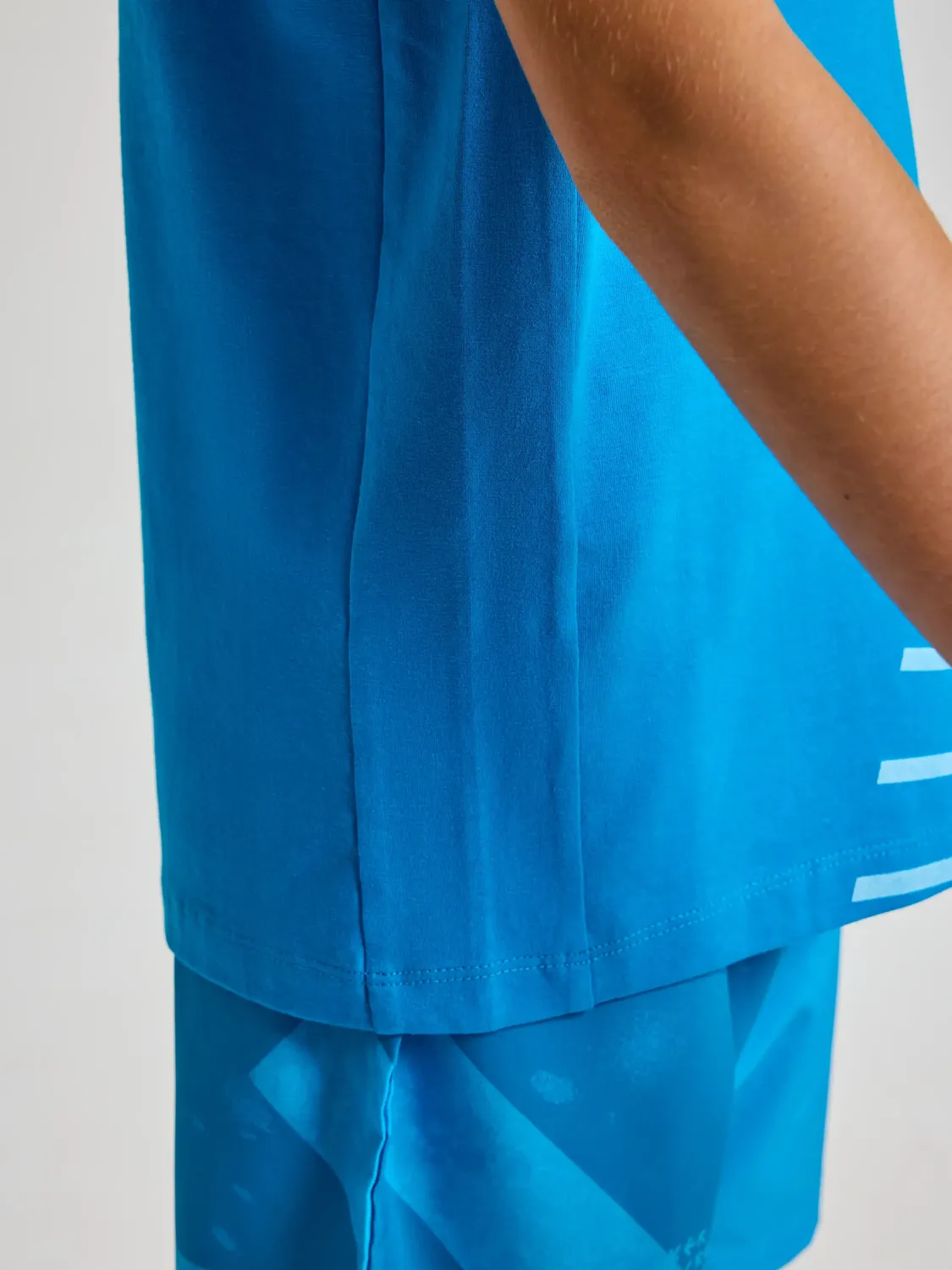 Slam Foil Jr T-shirt SS Greek Blue bambusblanding