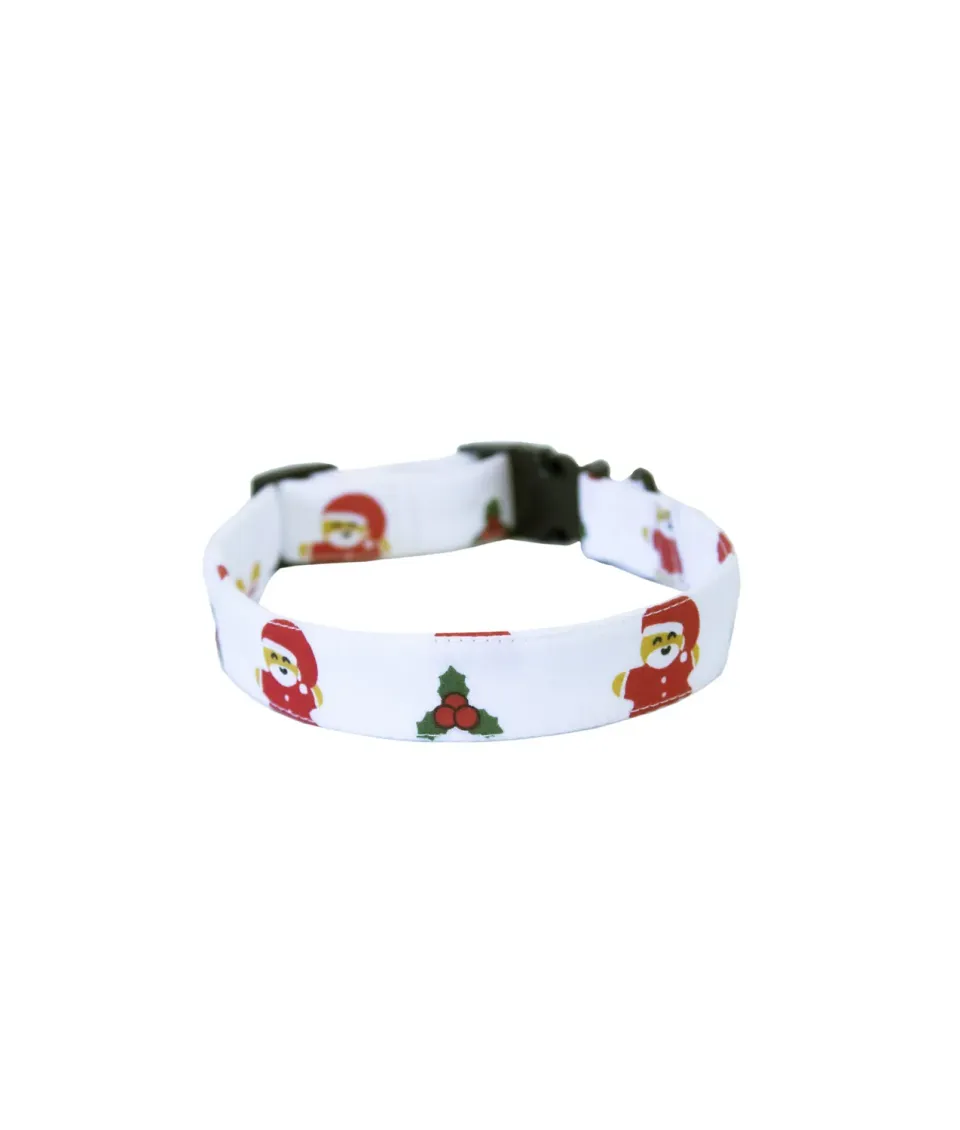 John Partridge Dog Christmas Collar hundehalsbånd nisse pepperkake 25 mm