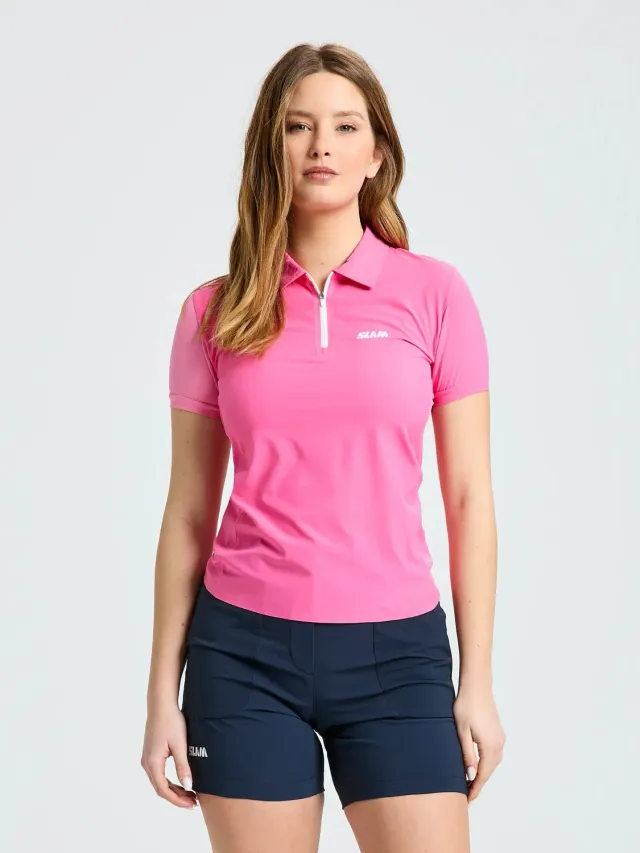 Slam One Design OD WS Tech Polo SS damepolo kortermet UPF 50+