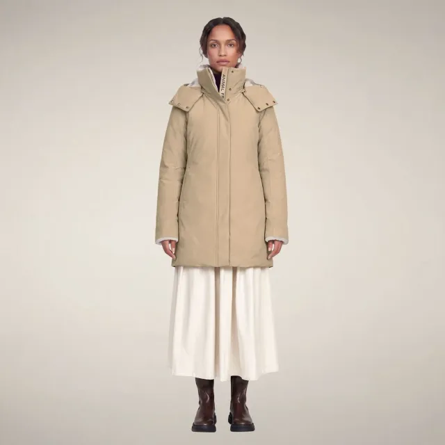 Save The Duck Samantah parkas dame steinbeige slim fit