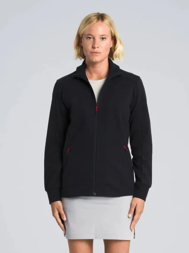 Slam Crew WS FZ Sweater genser dame Dark Navy