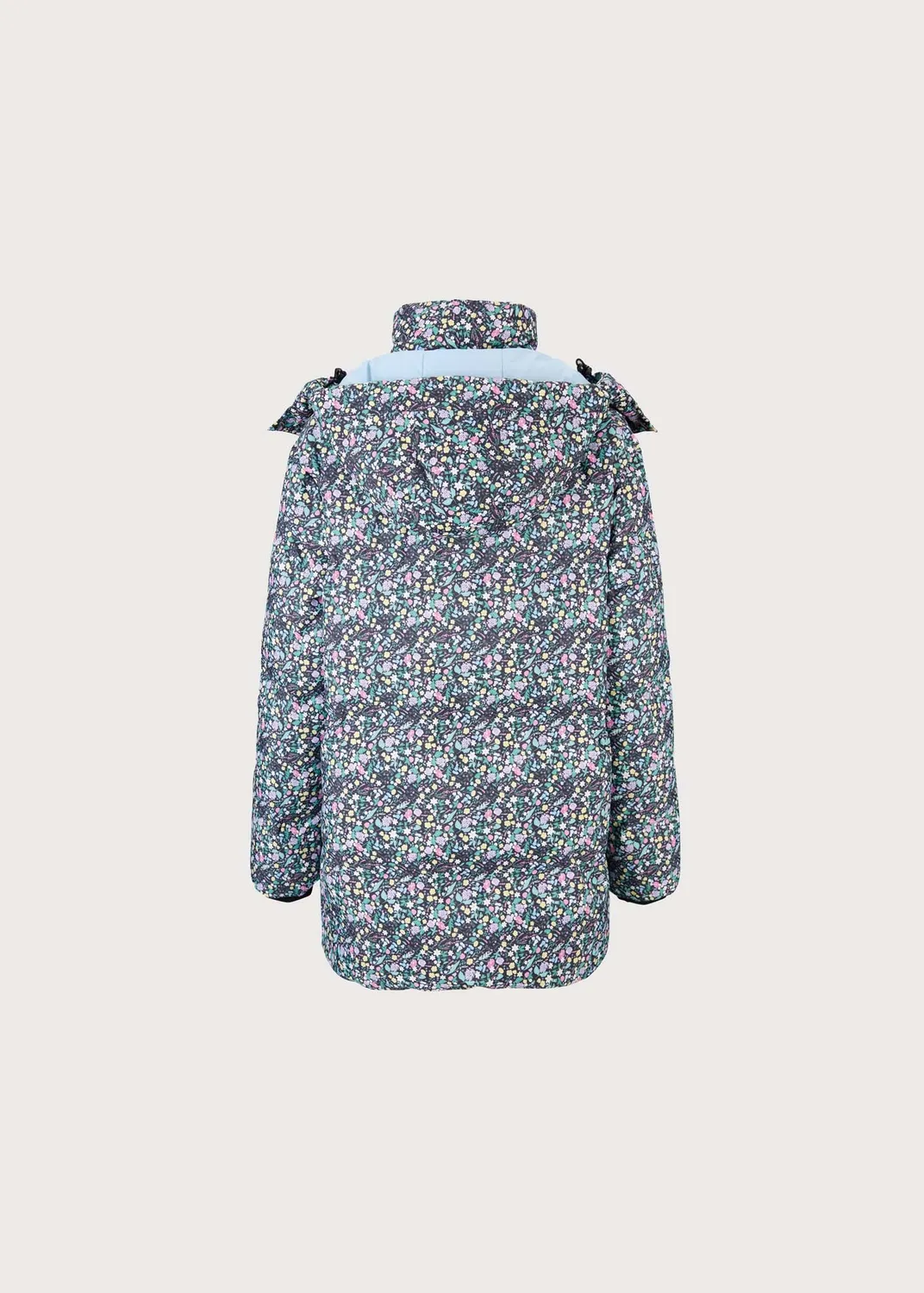 BRGN Snow Snow Puffer dunjakke DAAE Flower Black XS–XL