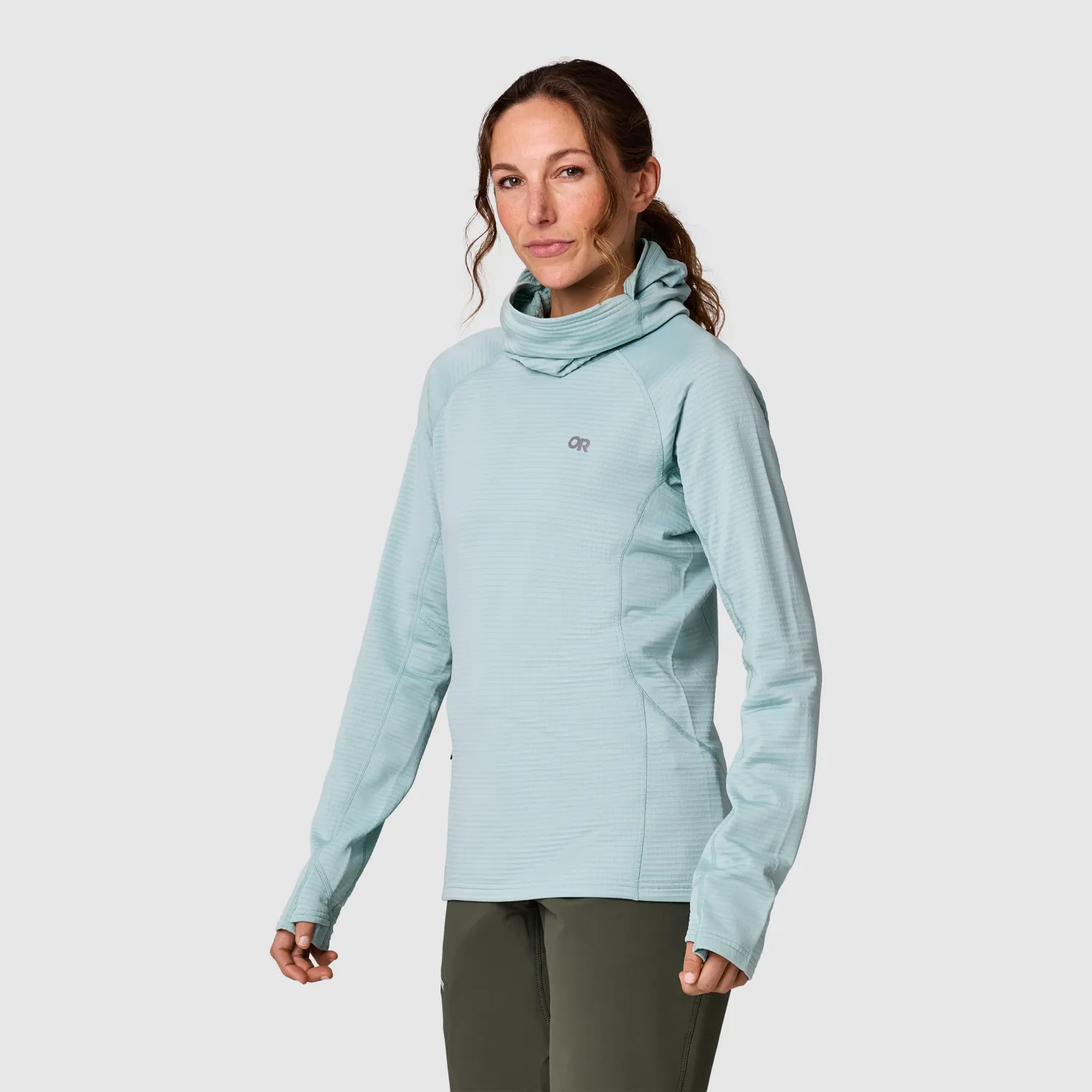 Outdoor Research Vigor Grid Fleece Pullover Hoodie fleecegenser dame UPF 30