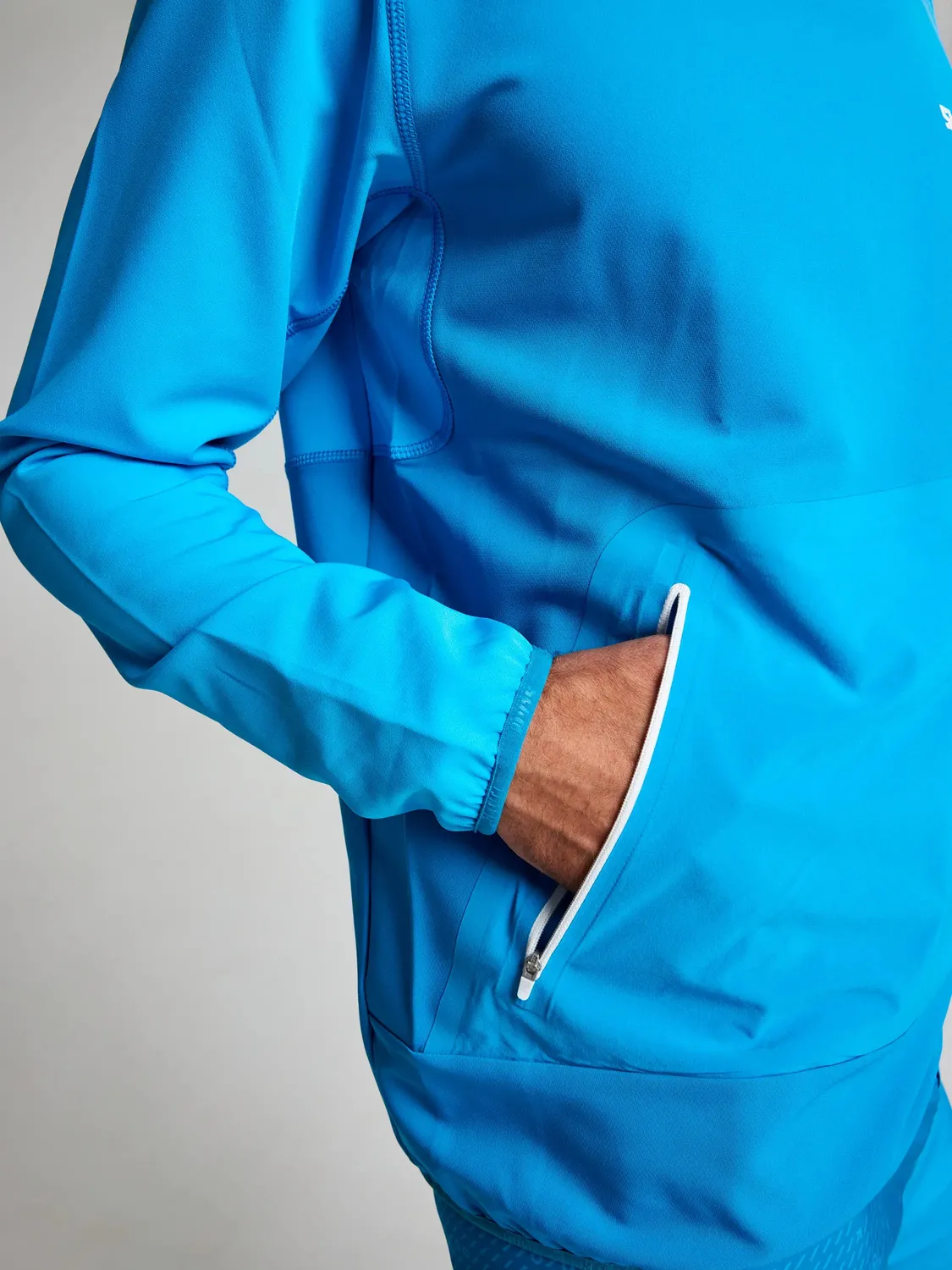 Slam Foil Tech Hoodie hettegenser mørk marineblå vindtett