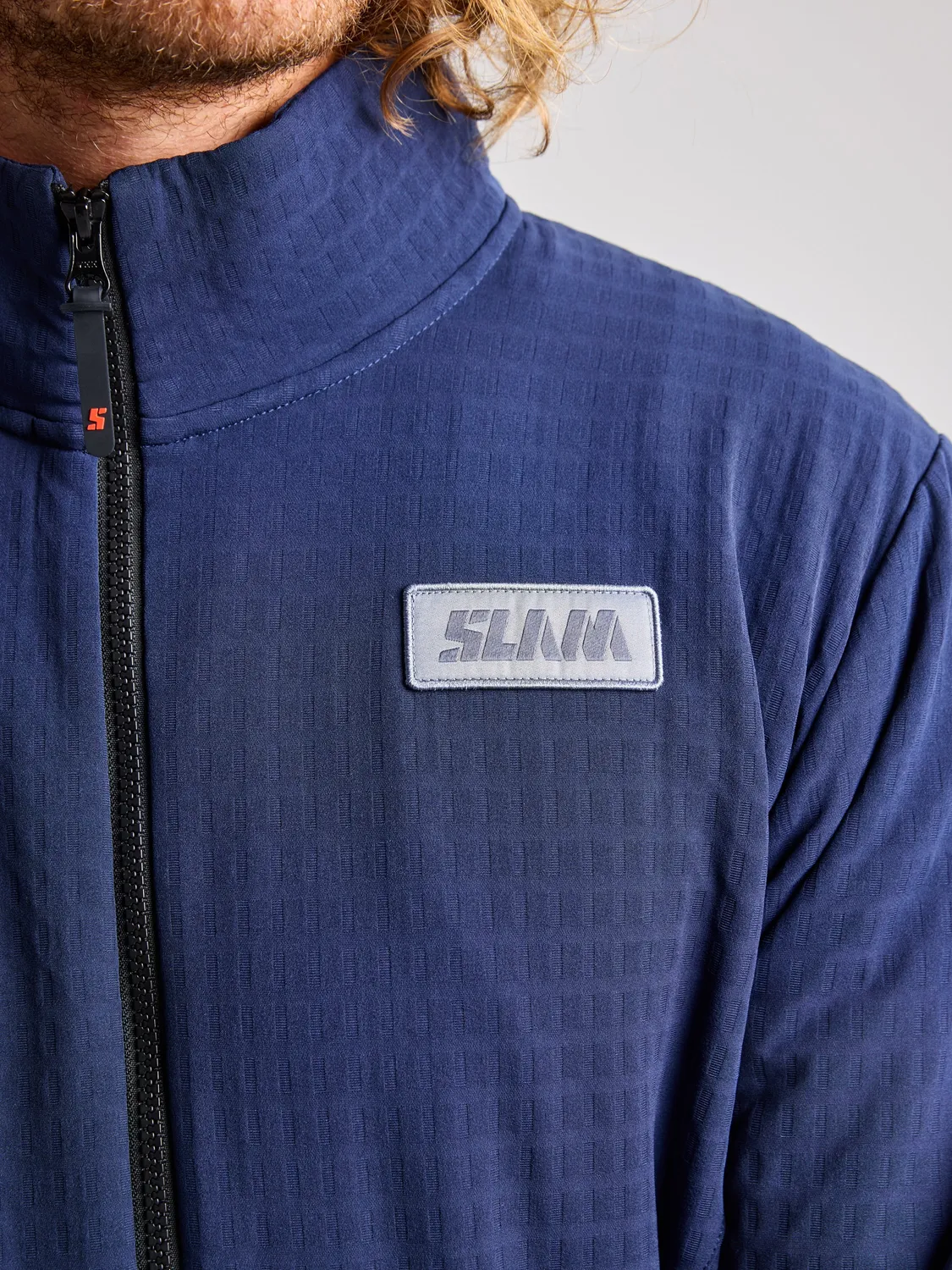 Slam Mickey Bear Jacket fleecejakke herre – Blue Shadow, resirkulert stretch
