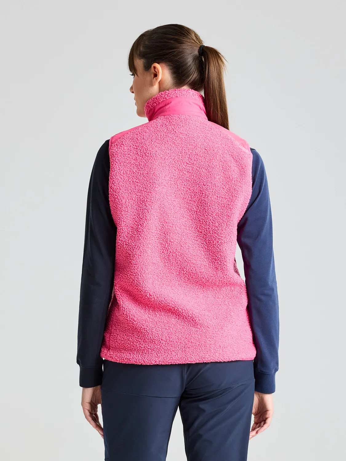 Slam Altura WS Vest vest dame mørkeblå fleece