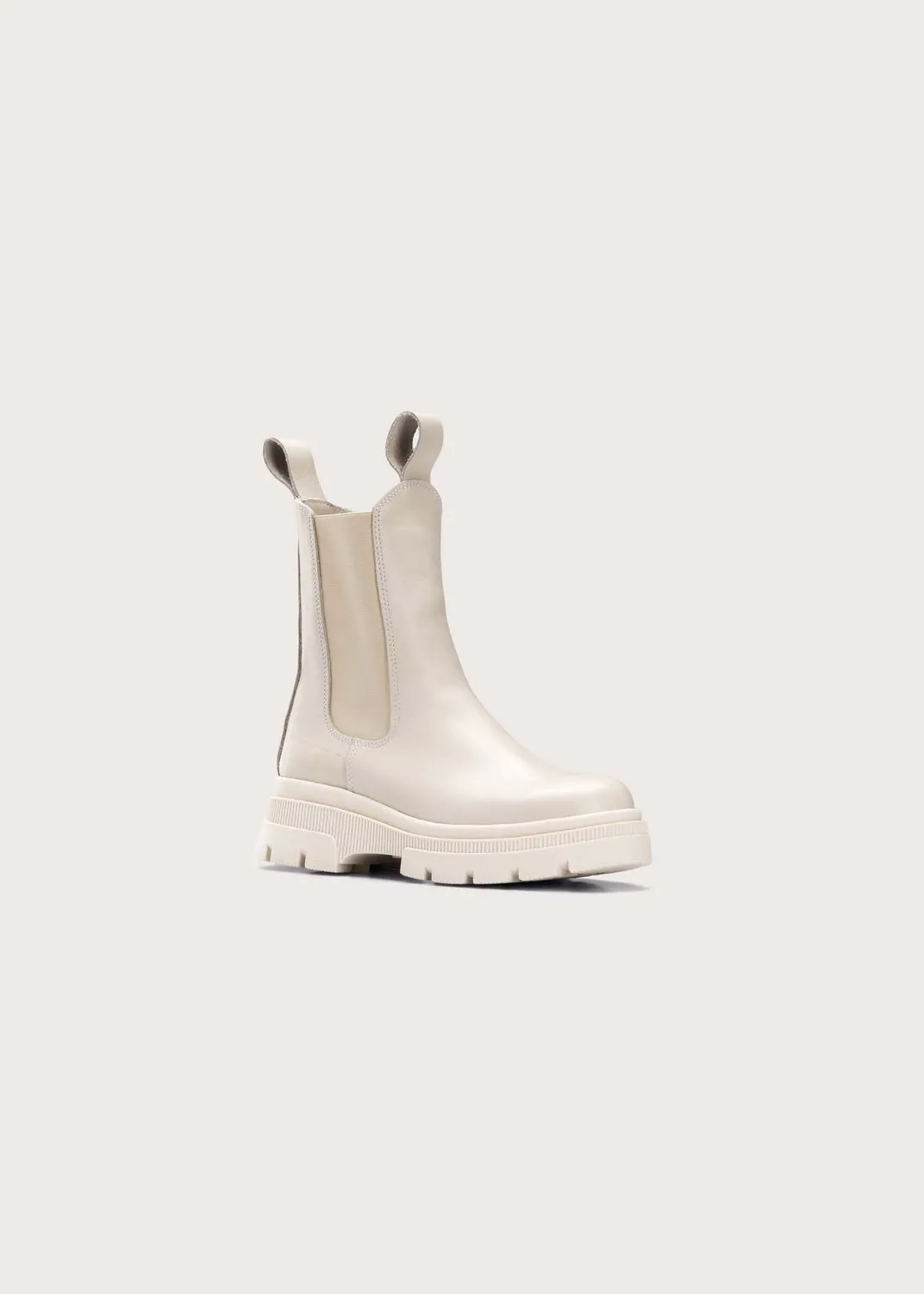 Brgn Chelsea Boot Aniline støvletter Sand – vanntette