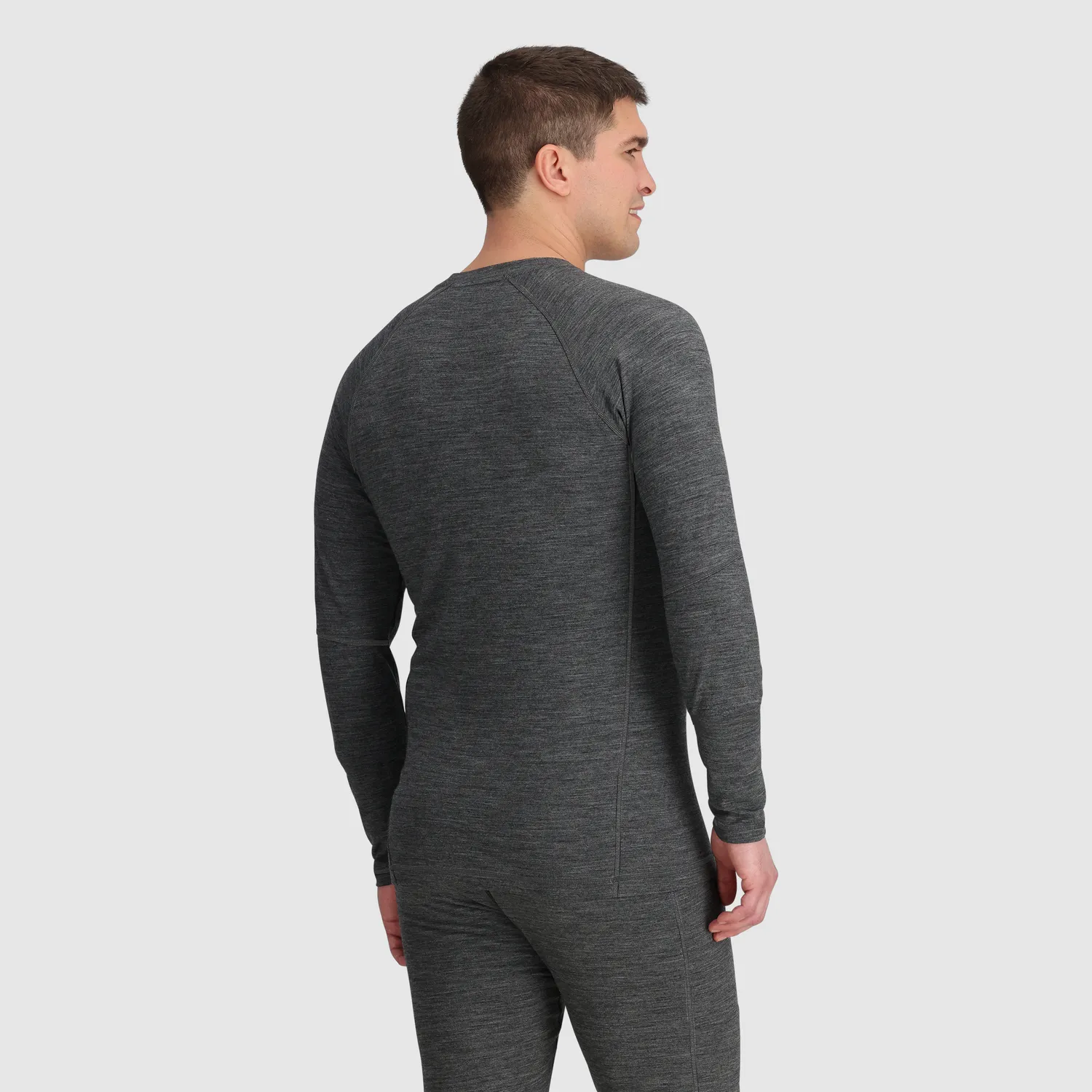Outdoor Research Alpine Onset Merino 150 Crew ulltrøye Black Heather