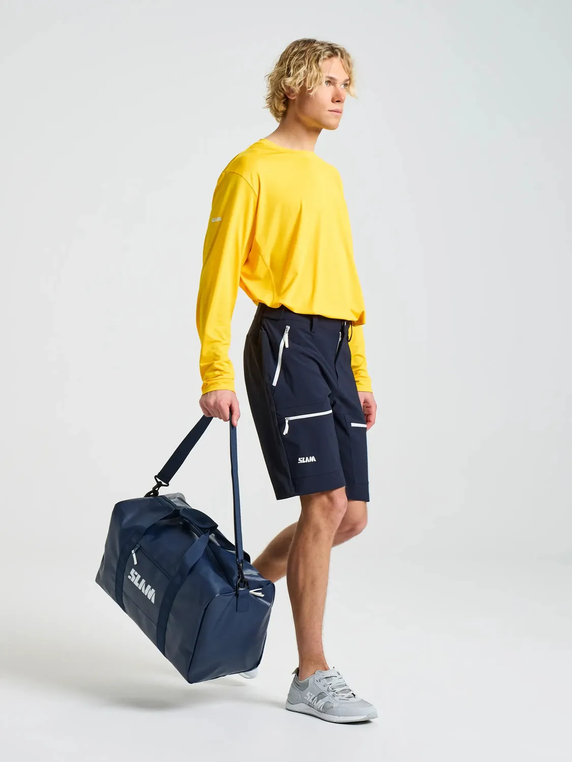 Slam Altura Tech Short seilshorts mørk marineblå stretch