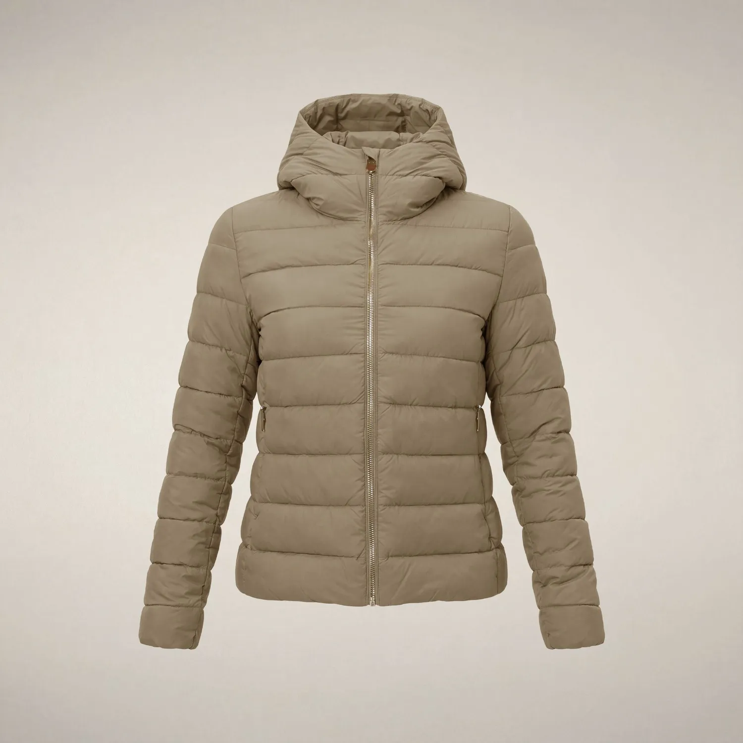 Save The Duck Adalyn jakke dame Stone Beige lettvektsjakke