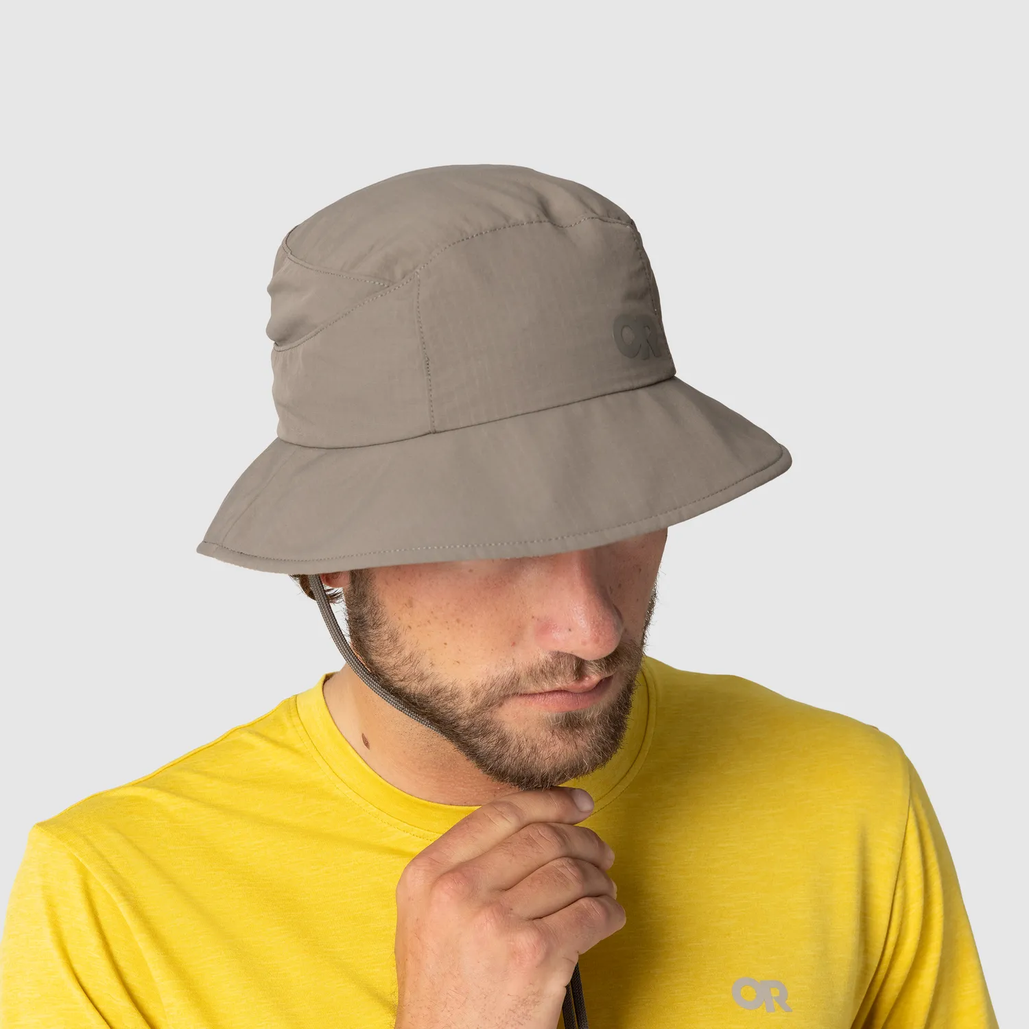 Outdoor Research Sun Bucket Hat solhatt Gravel S UPF 50+