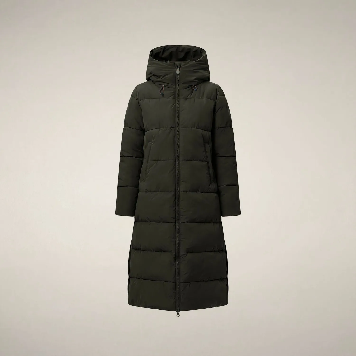 Save The Duck Zendaya parkas Land Green ekstra lang