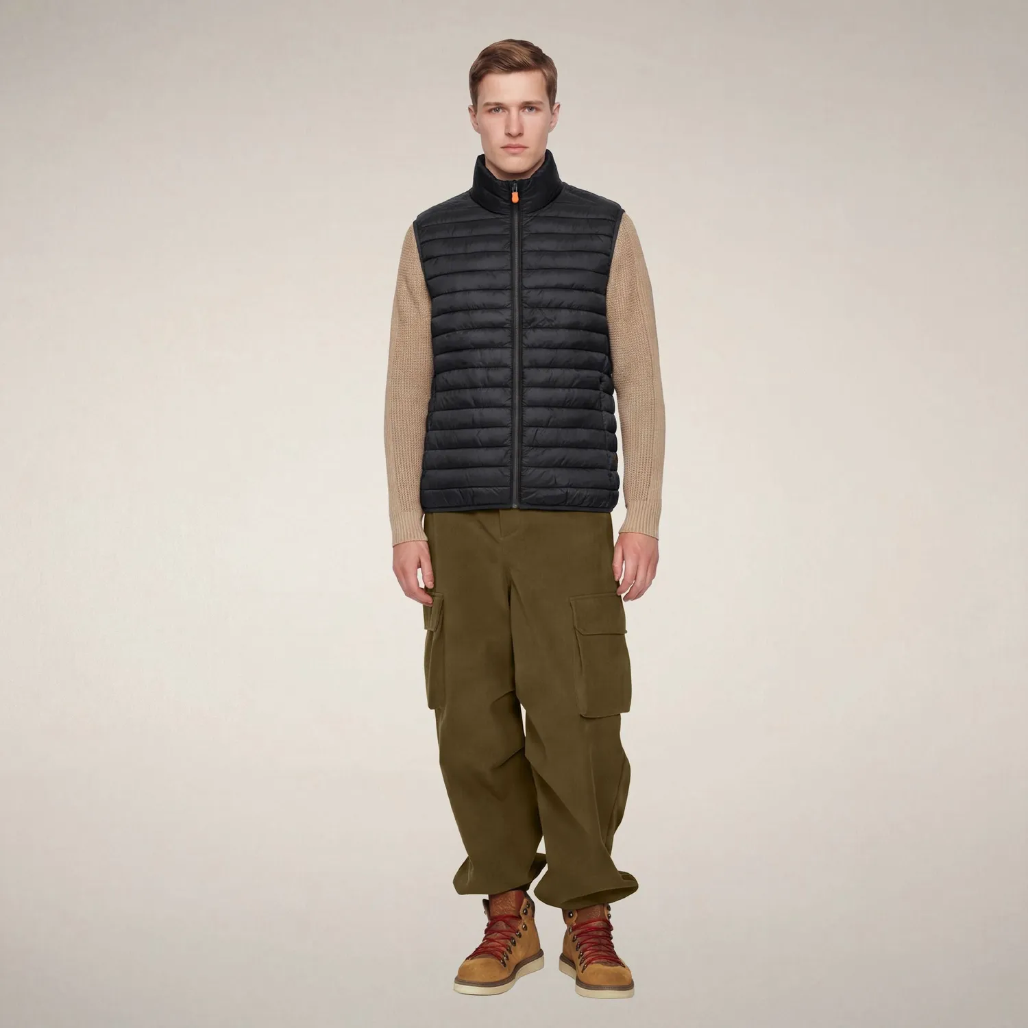 Save The Duck 5-Way Torvin Combined parka herre slangegrønn 3-i-1