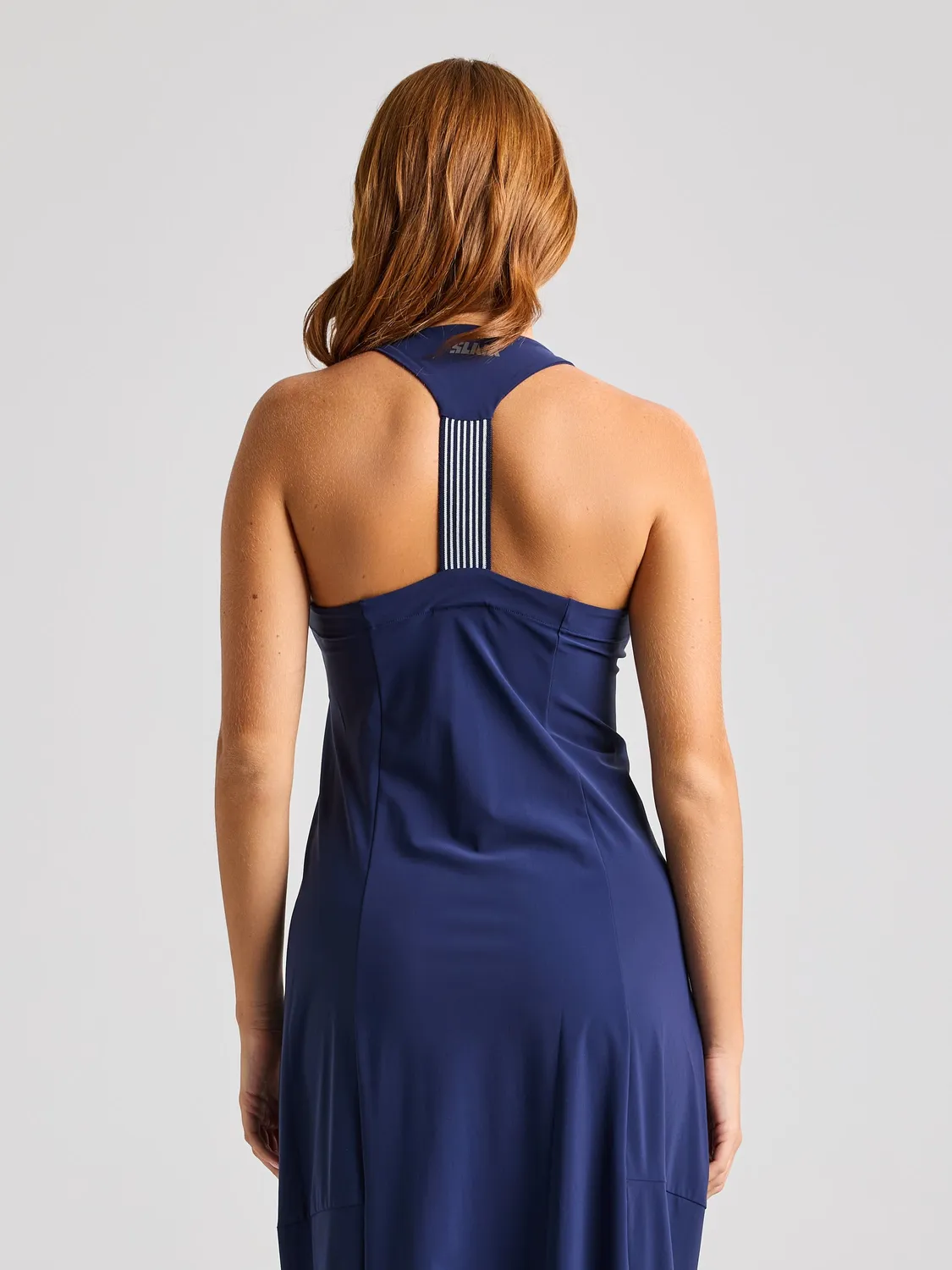Slam Dock WS Smart Dress langkjole Blue Shadow dame