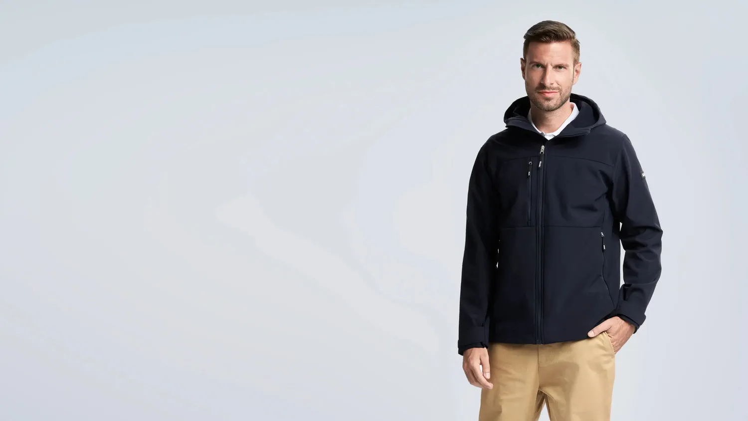 Slam Altura Warm SShell Hoodie softshelljakke herre mørk marine