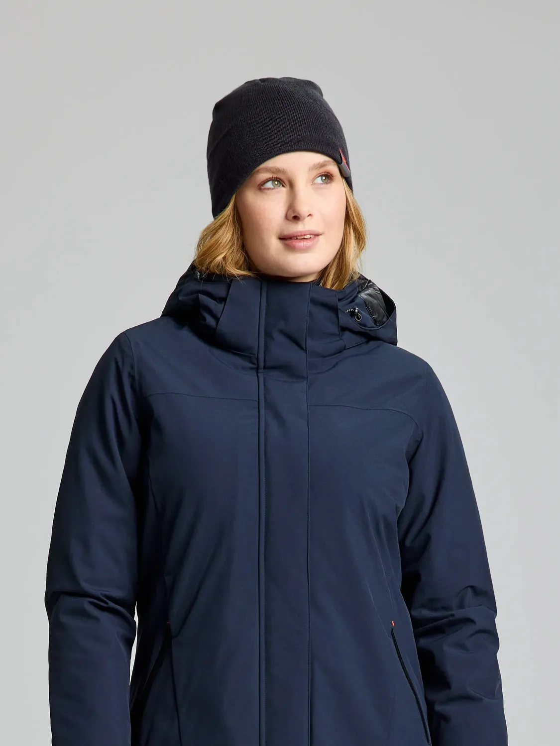 Slam Logo Beanie lue ullblanding med mikrofleece