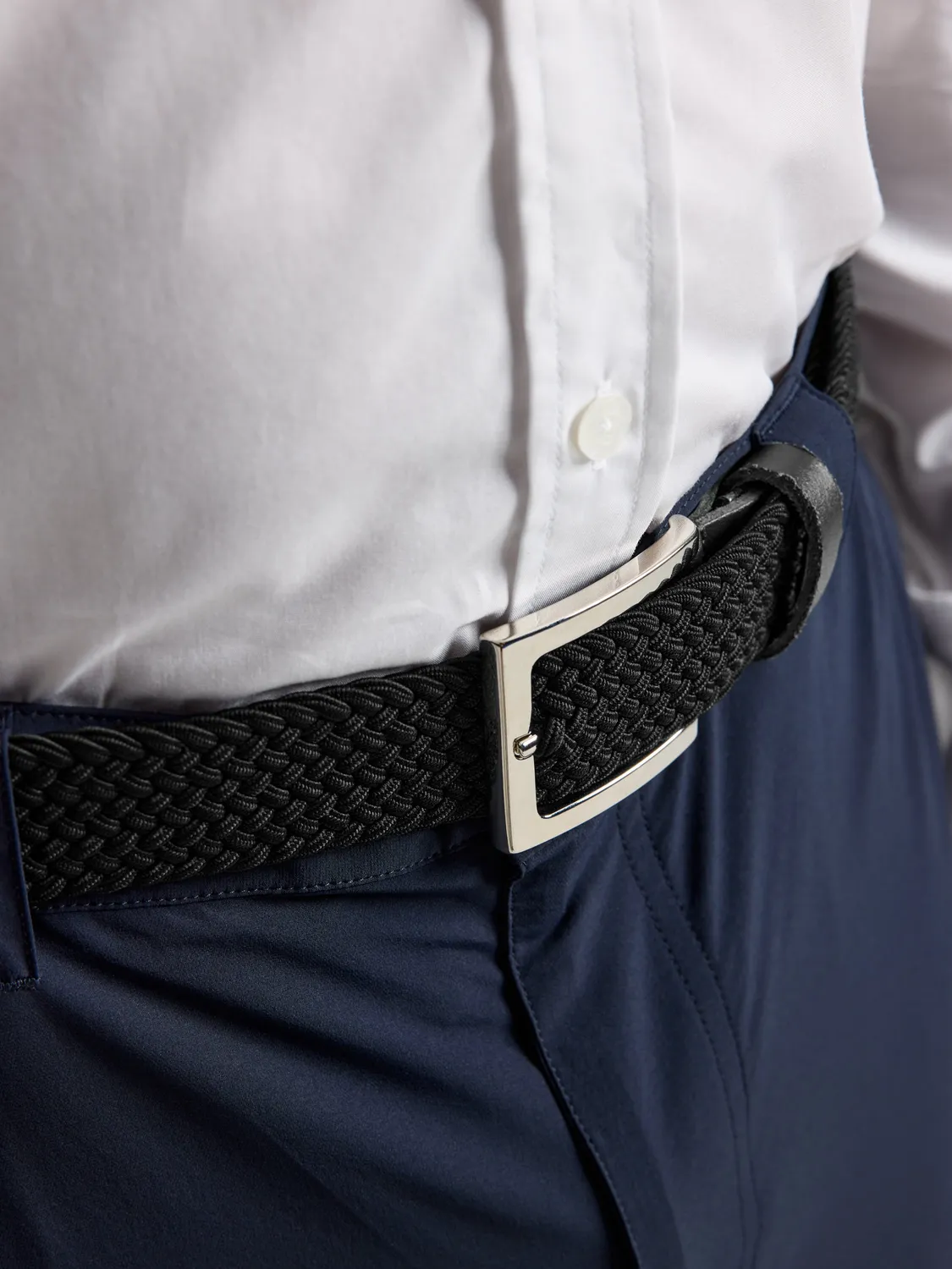 Slam Deck Belt belte mørk marineblå elastisk vevd