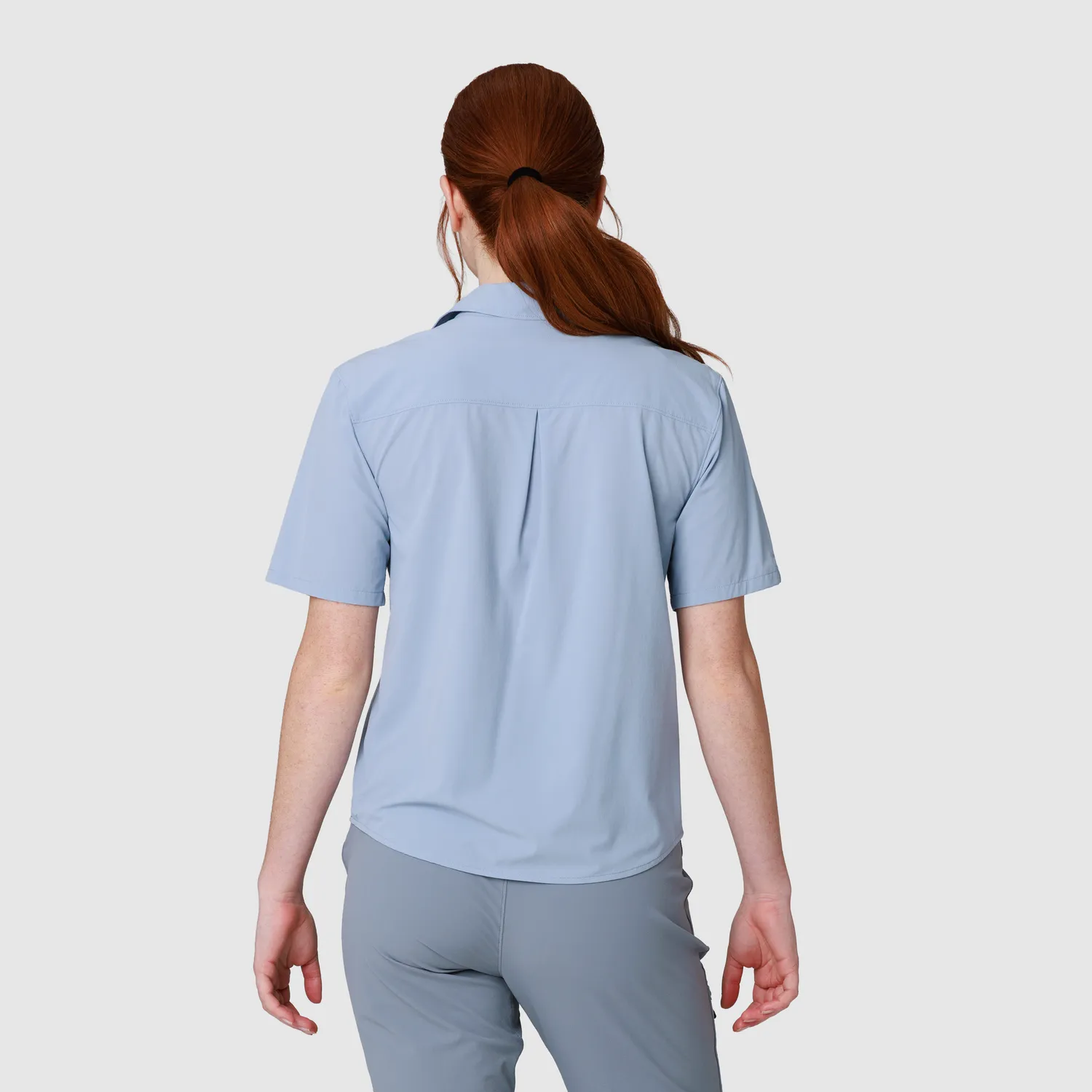 Outdoor Research Astroman Short Sleeve Sun Shirt solskjorte dame Fjord