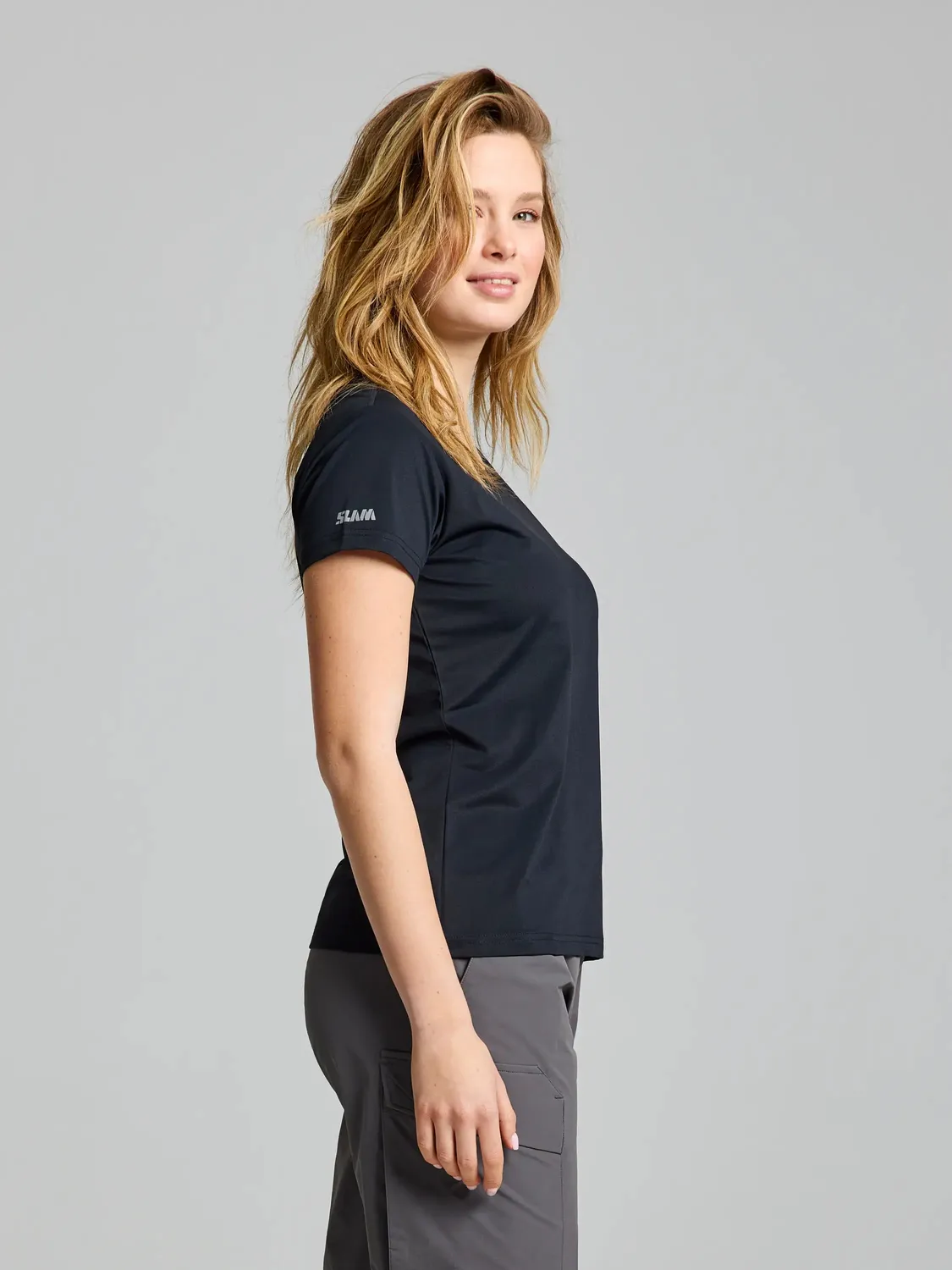 Slam WS Tech Pique T-skjorte Bright White UV-beskyttelse