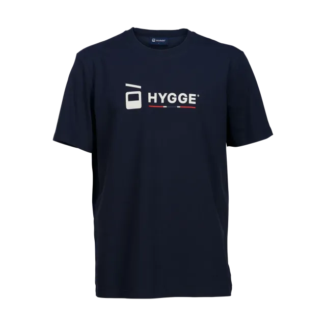 House of Hygge Cotton Collection Men's Organic Cotton Tee t-skjorte Navy bomull