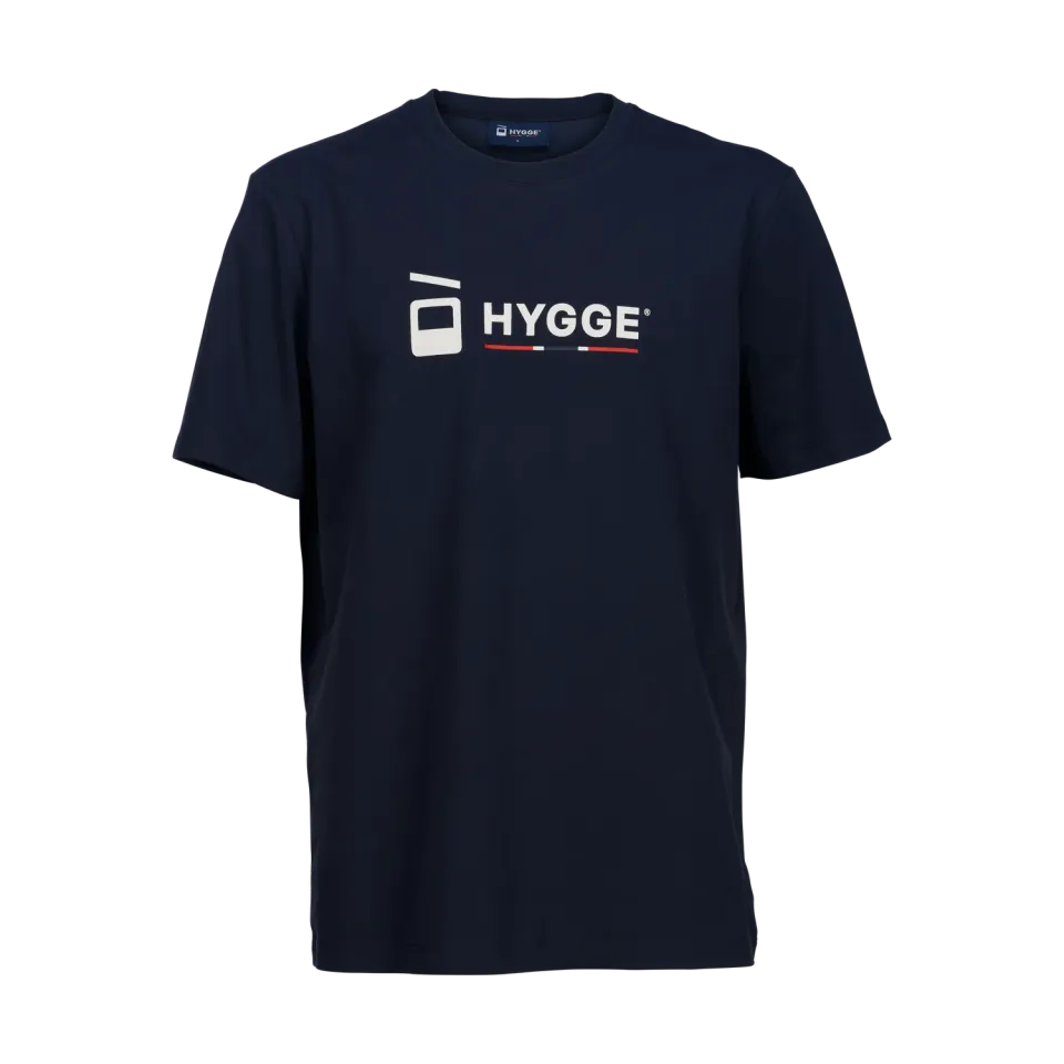 House of Hygge Cotton Collection Men's Organic Cotton Tee t-skjorte Navy bomull