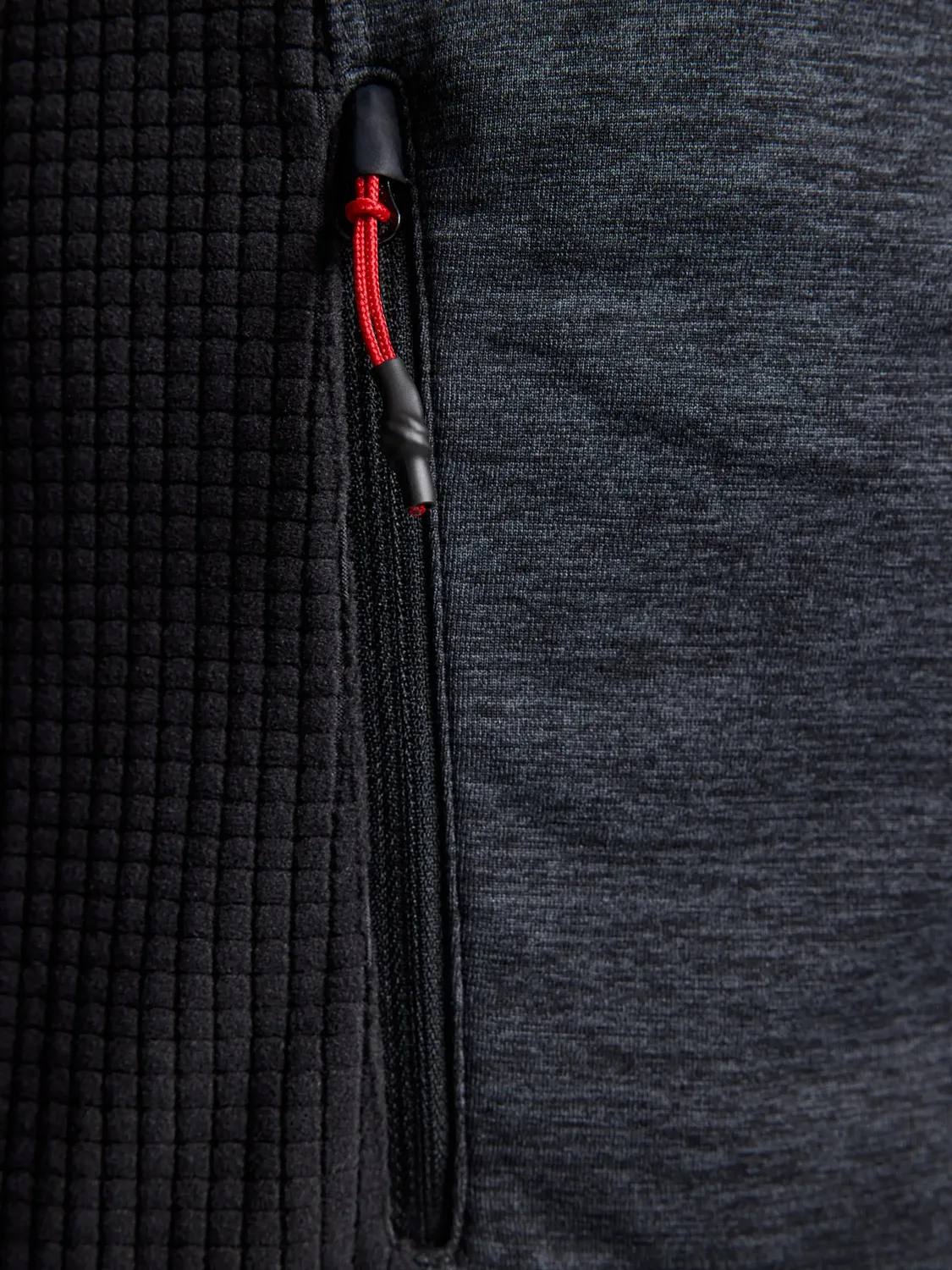 Slam ACT Hooded Power Fleece fleecejakke herre med hette