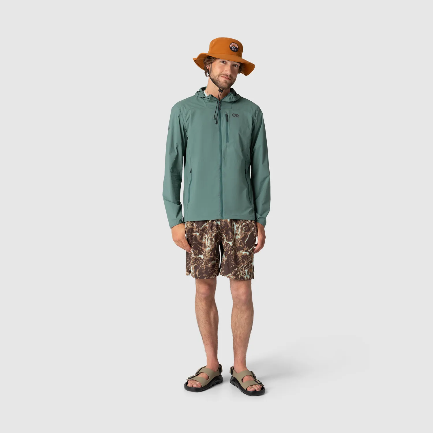 Outdoor Research Men's Shadow Wind Hoodie vindjakke Malachite