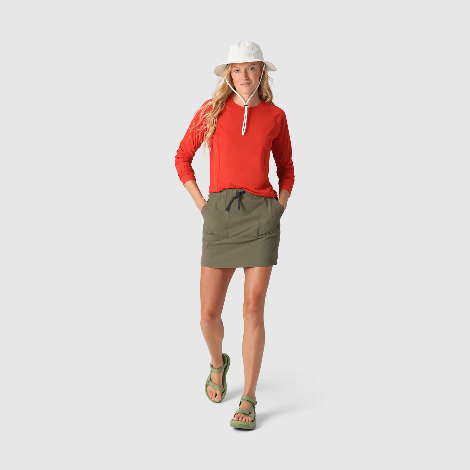 Outdoor Research Ferrosi Skort skjørtshorts Ranger Green UPF 50+
