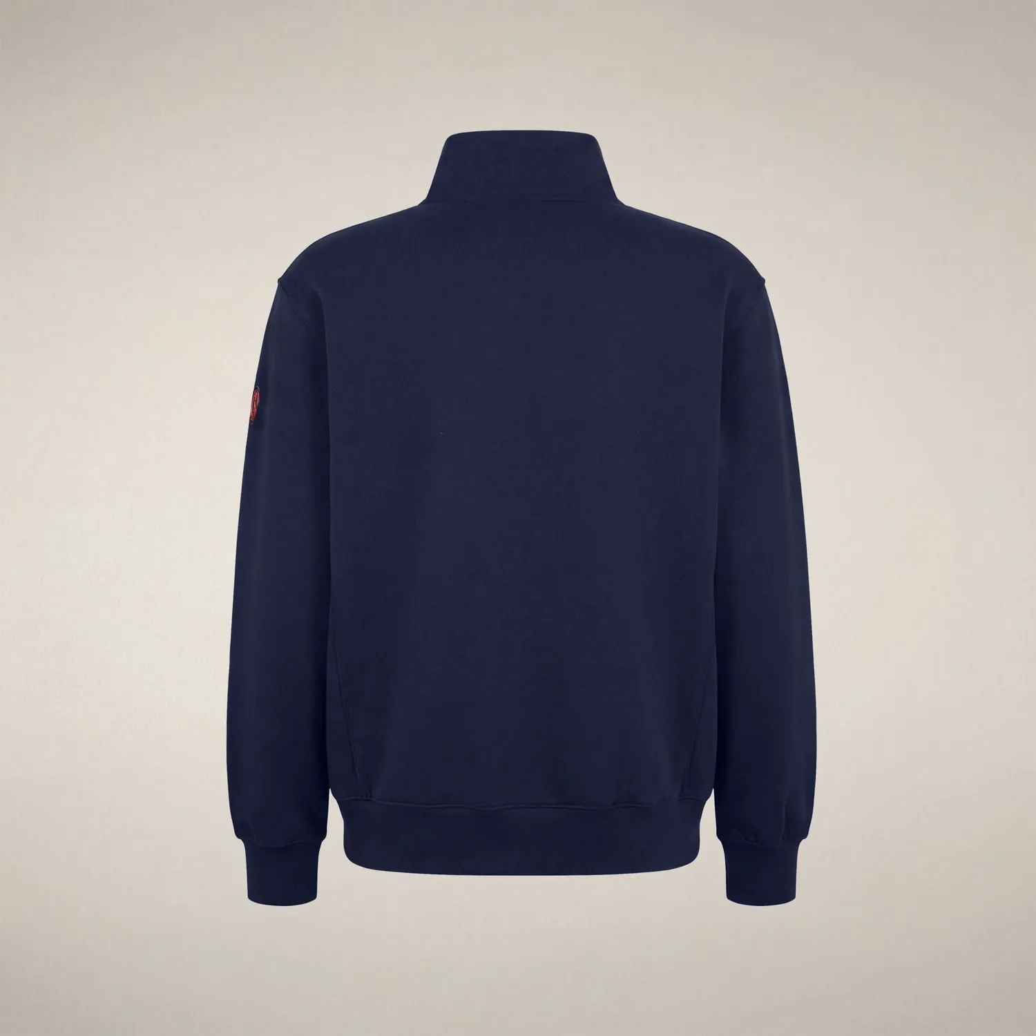Save The Duck Bruin halfzip-genser herre marineblå