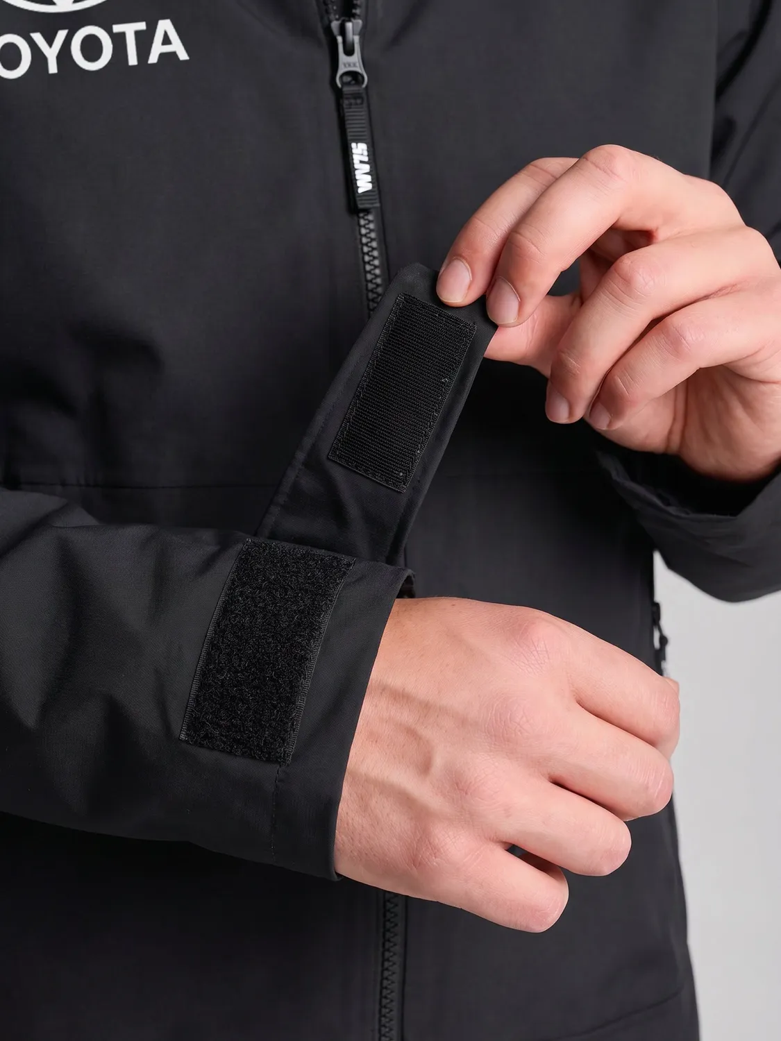 Slam ETNZ OD Hooded Jacket regnjakke svart hette
