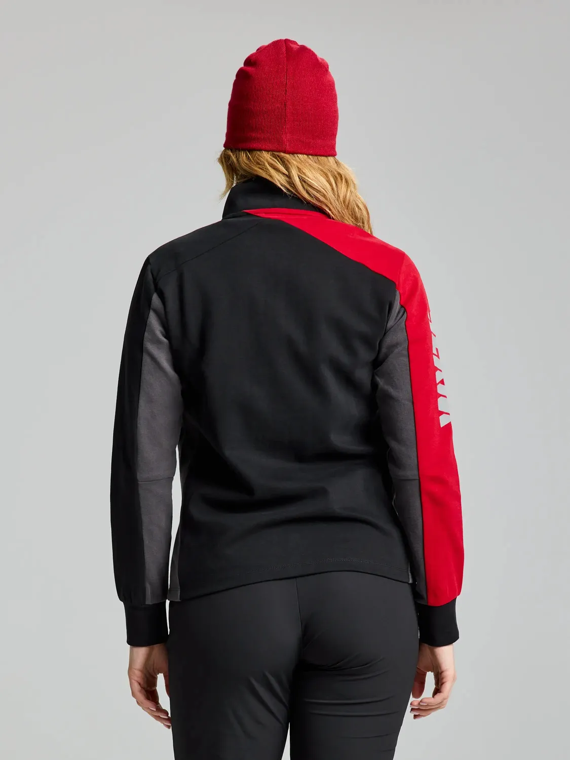 Slam Deck WS FZ Sweater genser med glidelås dame mørkeblå bomull