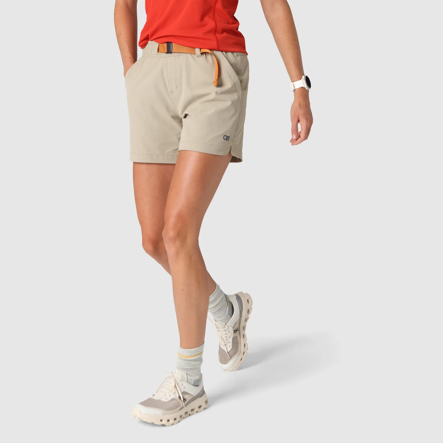 Outdoor Research Ferrosi Short 5" tursjorts dame Pro Khaki