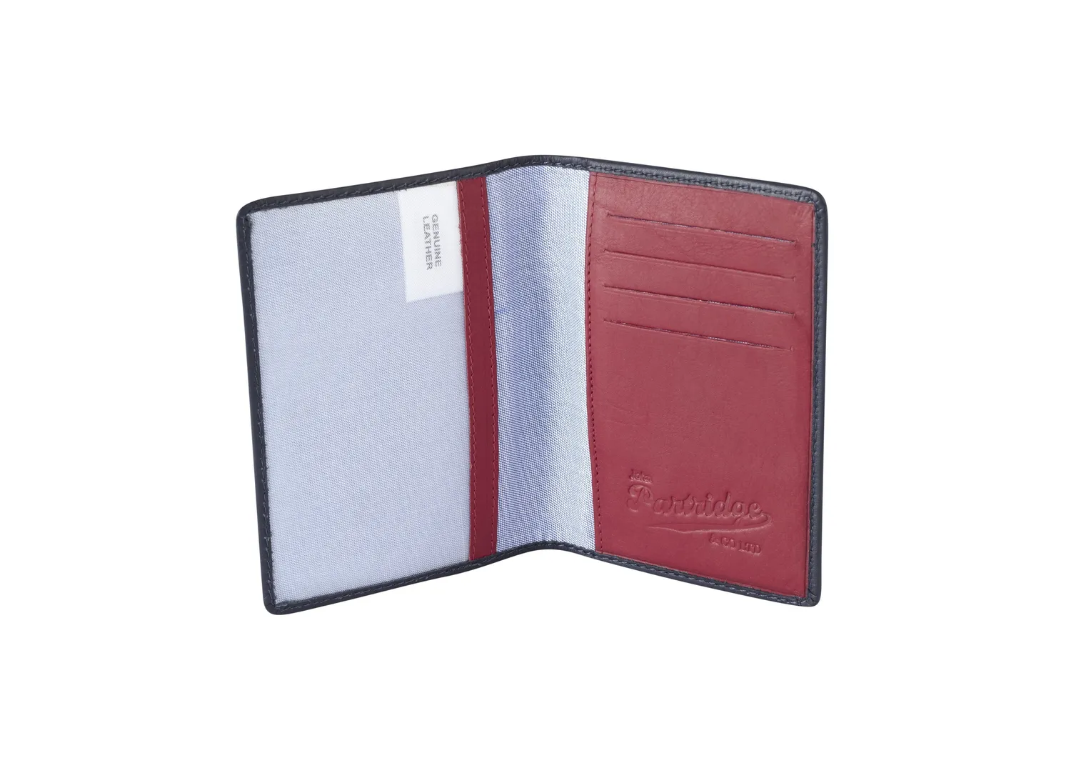 John Partridge Travel Gift Sets Sports Collection reisesett marineblå/rød skinn