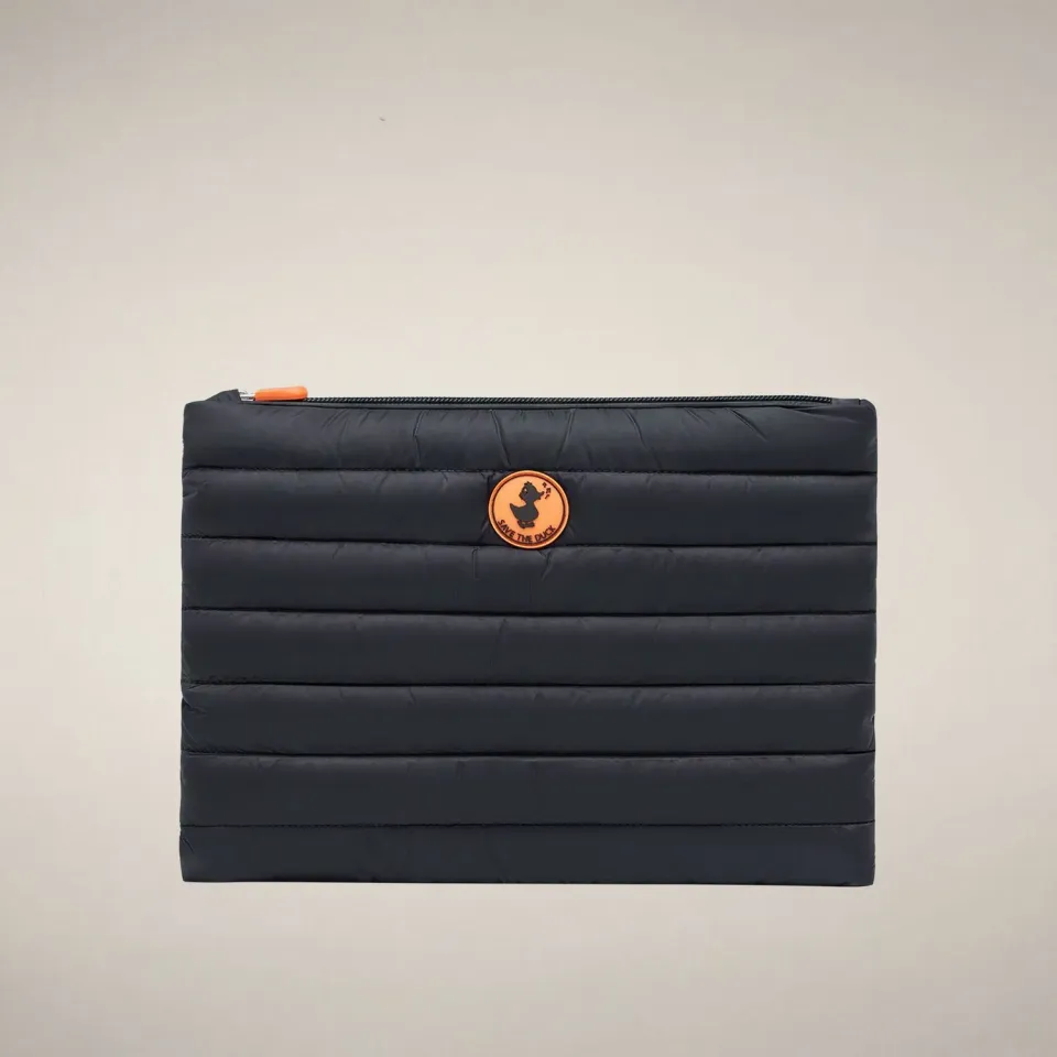 Save The Duck Shaula quiltet pouch TU blåsvart