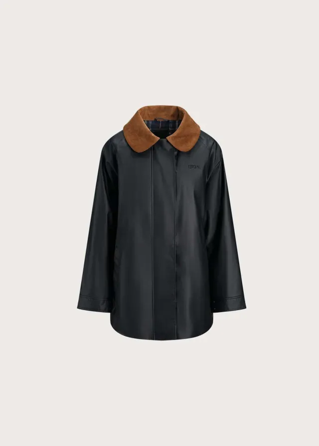 Brgn Stormskin Jacket jakke svart, ullfôr