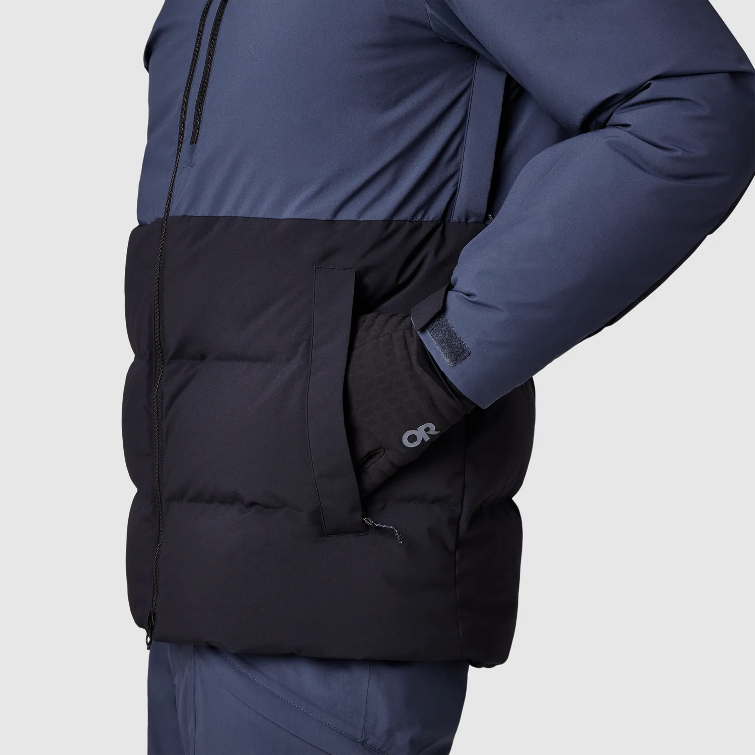 Outdoor Research Snowcrew Down Jacket dunjakke Pecan S vanntett