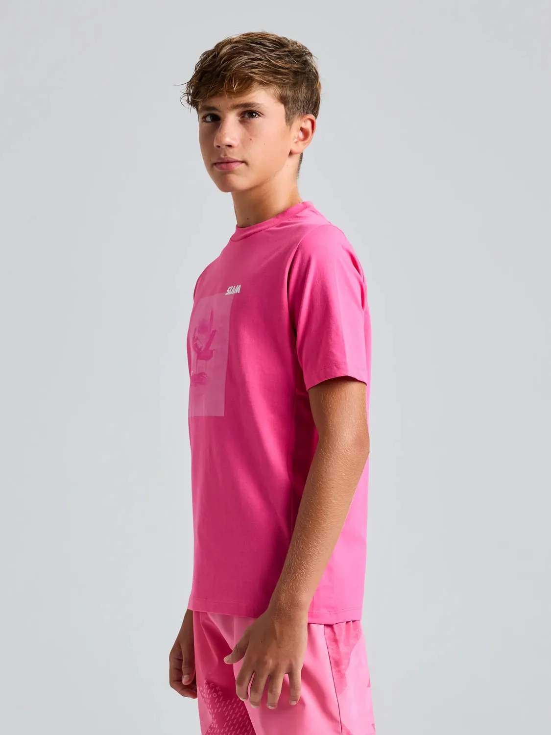 Slam Foil Foil Jr T-Shirt SS T-skjorte junior rosa bambus