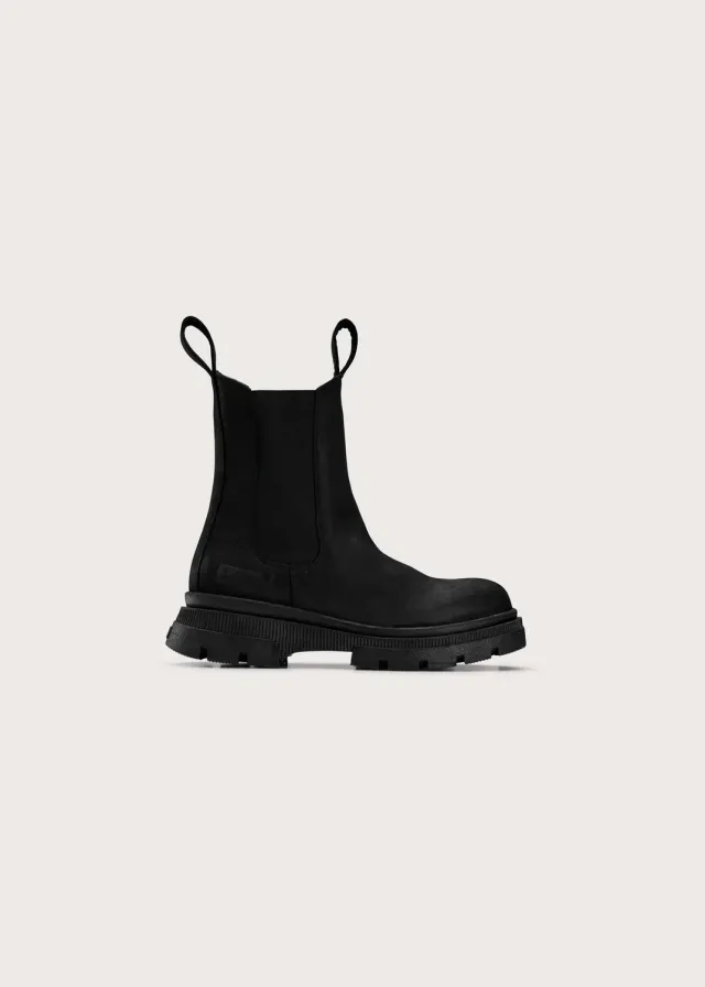 Brgn Chelsea Boot Nubuck boots New Black vanntette