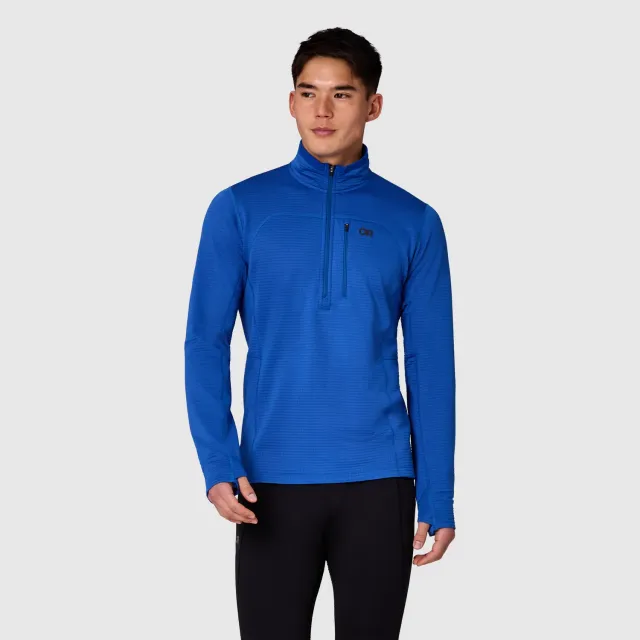 Outdoor Research Vigor Men's Vigor Grid Fleece Half Zip fleecegenser Azurite S ActiveTemp