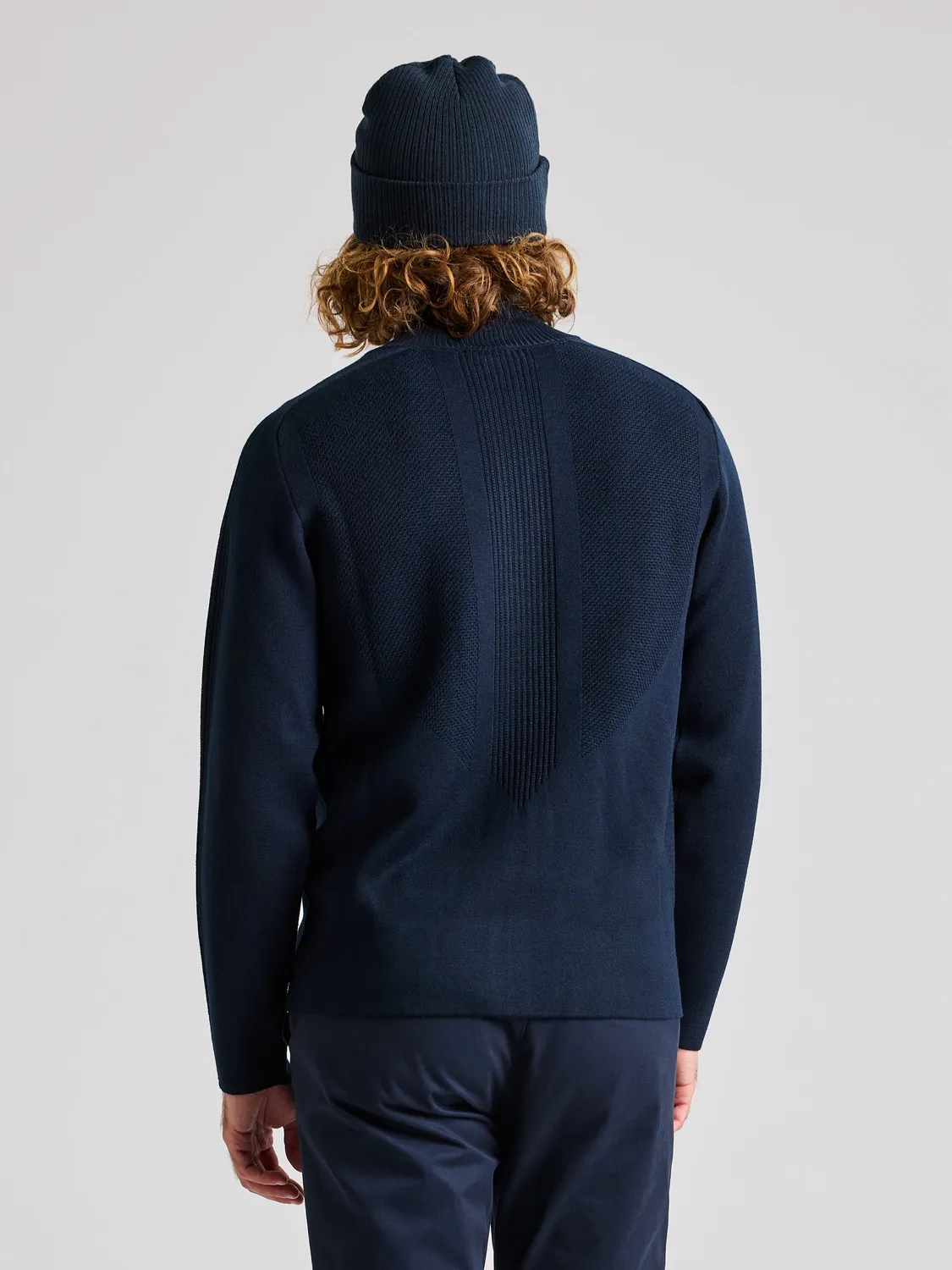 Slam Techknit Techknit Cardigan strikkejakke herre merinoblanding