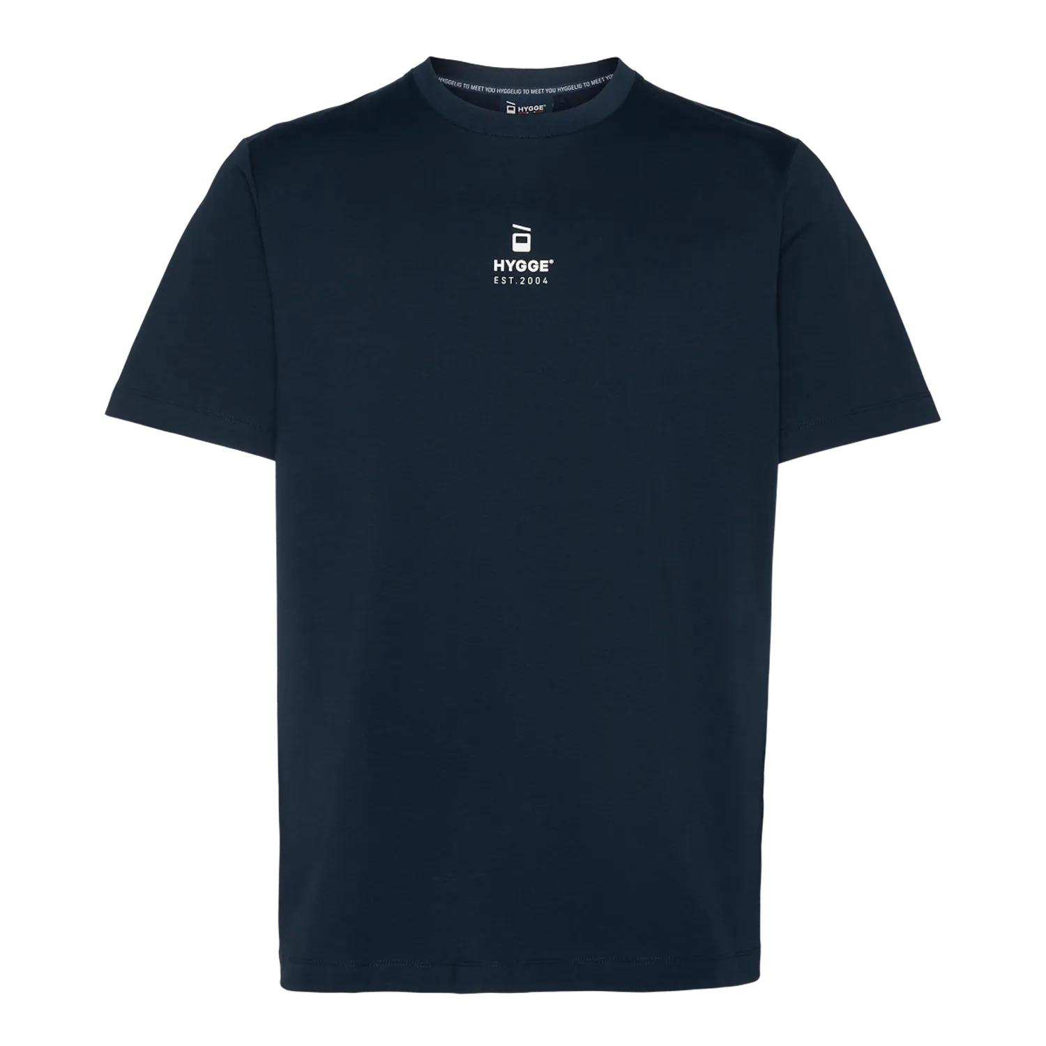 House of Hygge Cotton Collection Men's Organic Cotton Tee t-skjorte Navy bomull