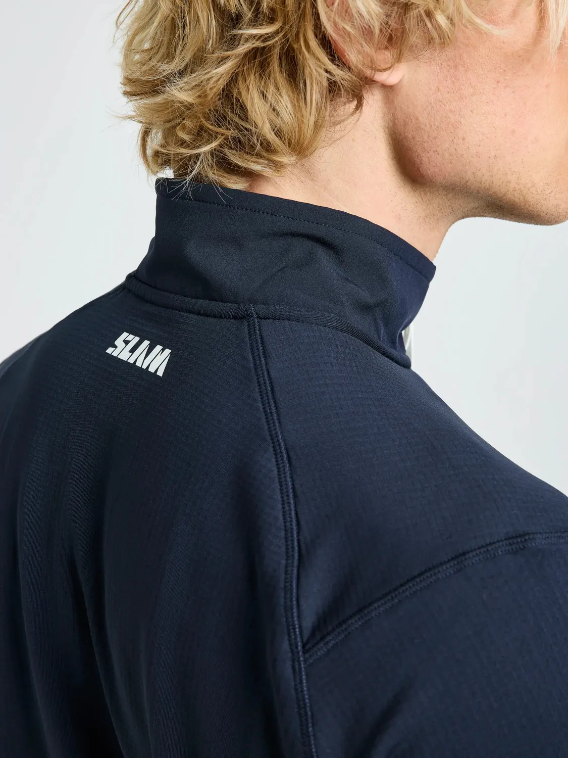 Slam Altura HZ LGT Grid Fleece fleecegenser Dark Navy lett