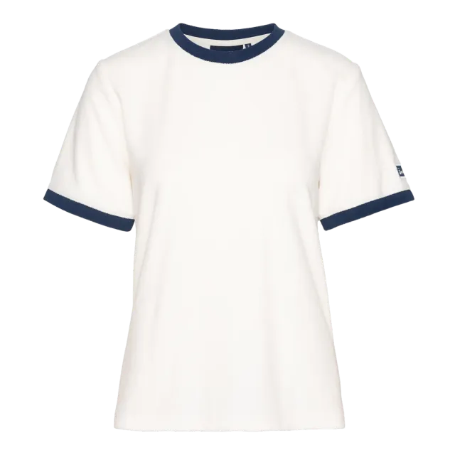 House of Hygge Terry T-skjorte Bonfire offwhite i bomull