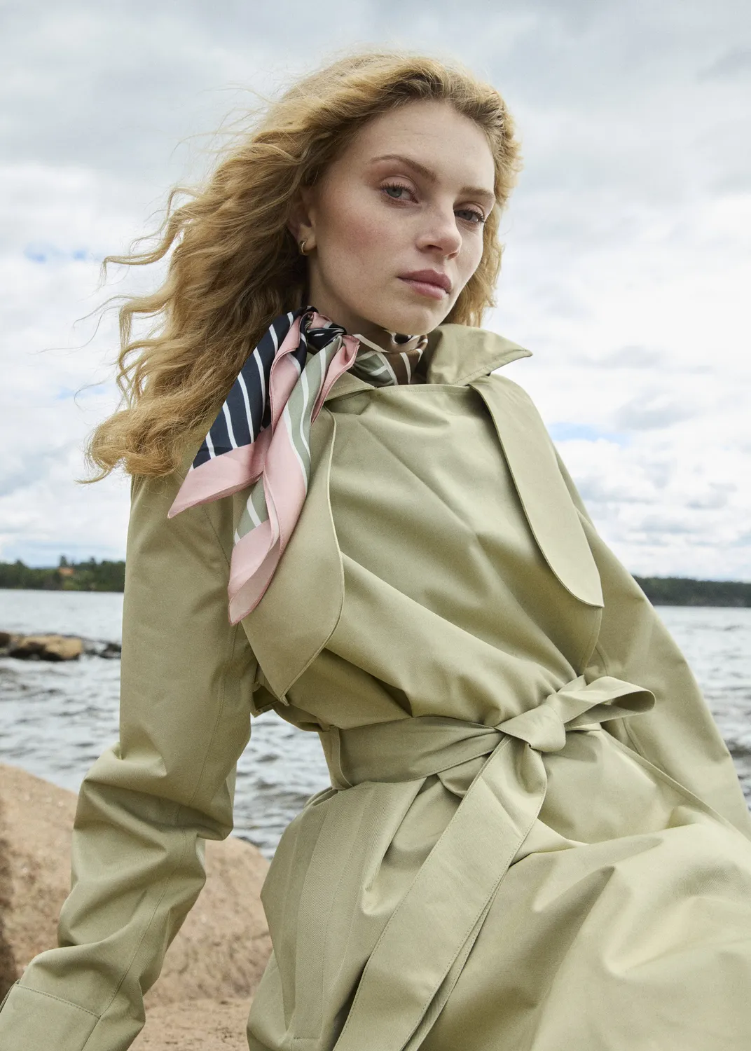 Brgn Yr’en Coat kåpe Green XS–XL vanntett