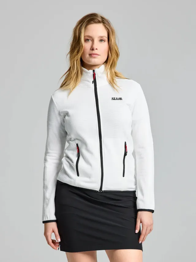 Slam ACT WS Grid Fleece fleecejakke dame pustende
