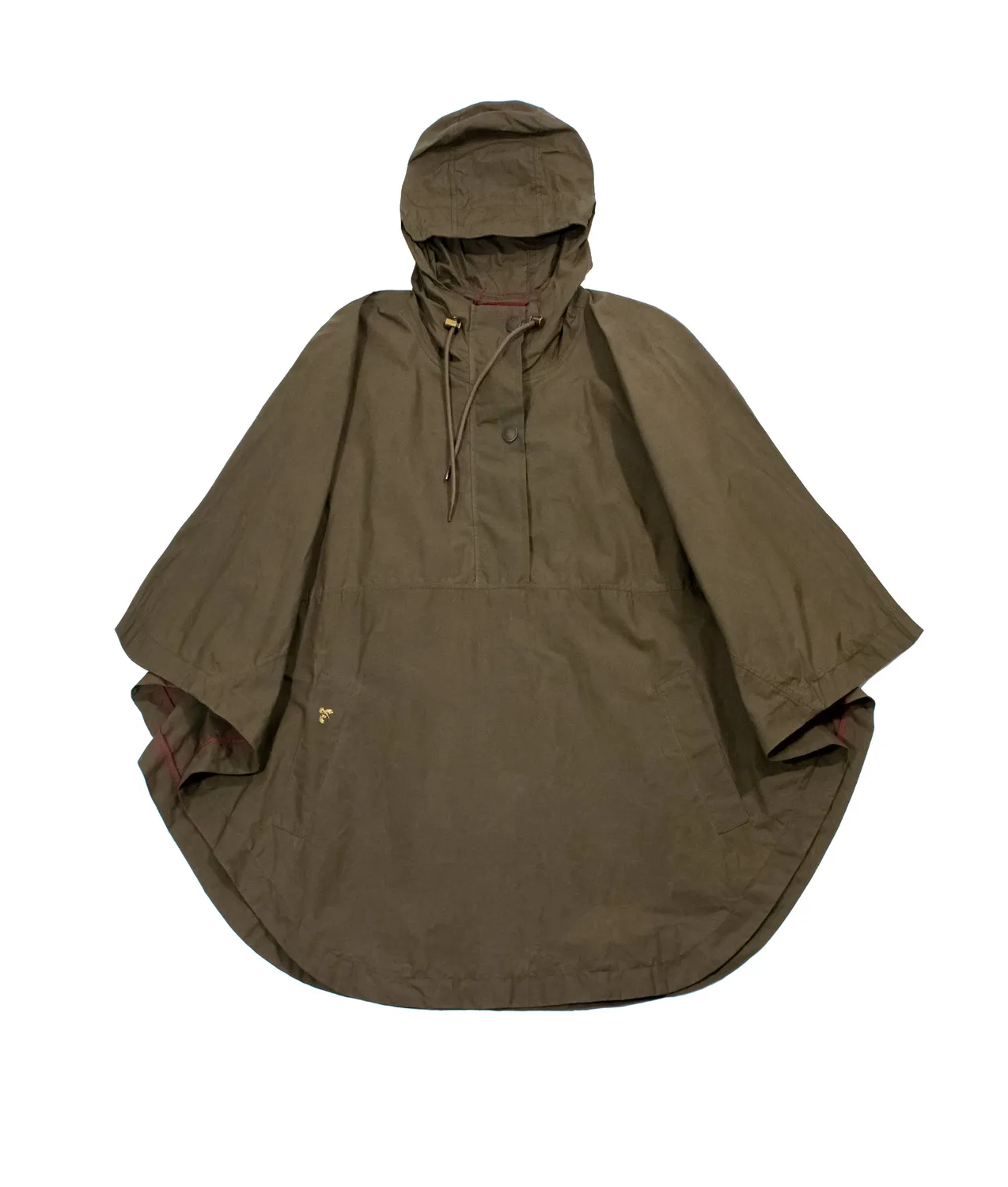 John Partridge Derby Dry Wax Cape kappe khaki one size værbestandig